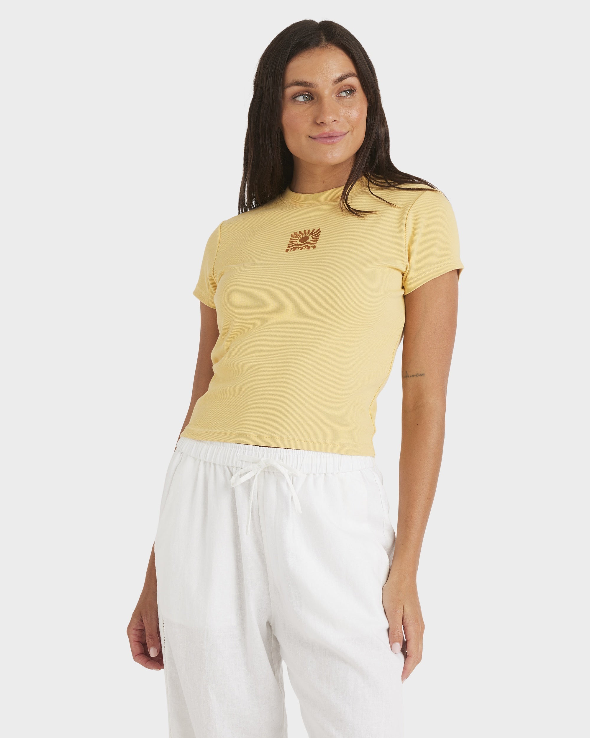 Womens Oasis Baby Rib T-Shirt