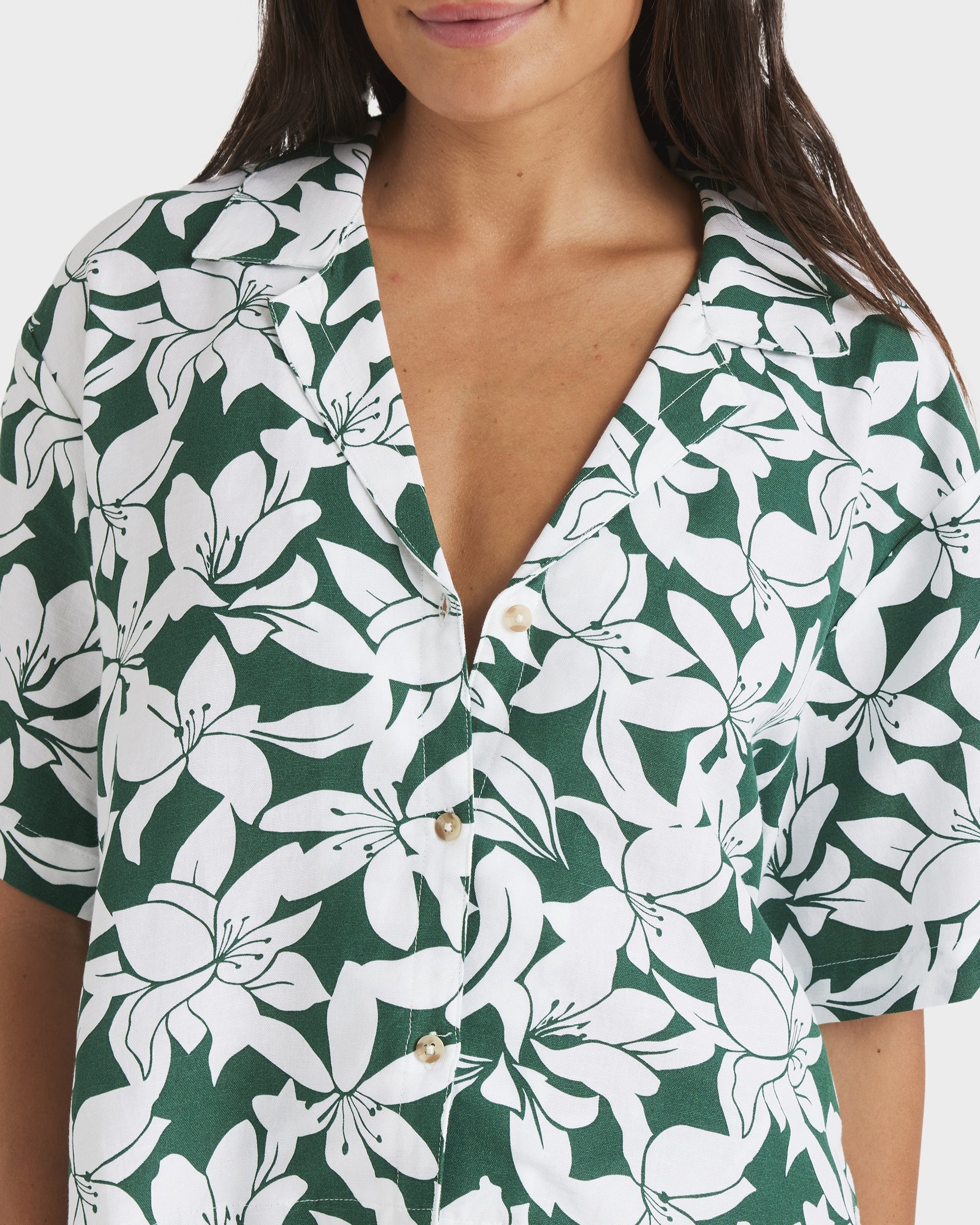 Womens Khloe Salty Water Short Sleeve Shirt