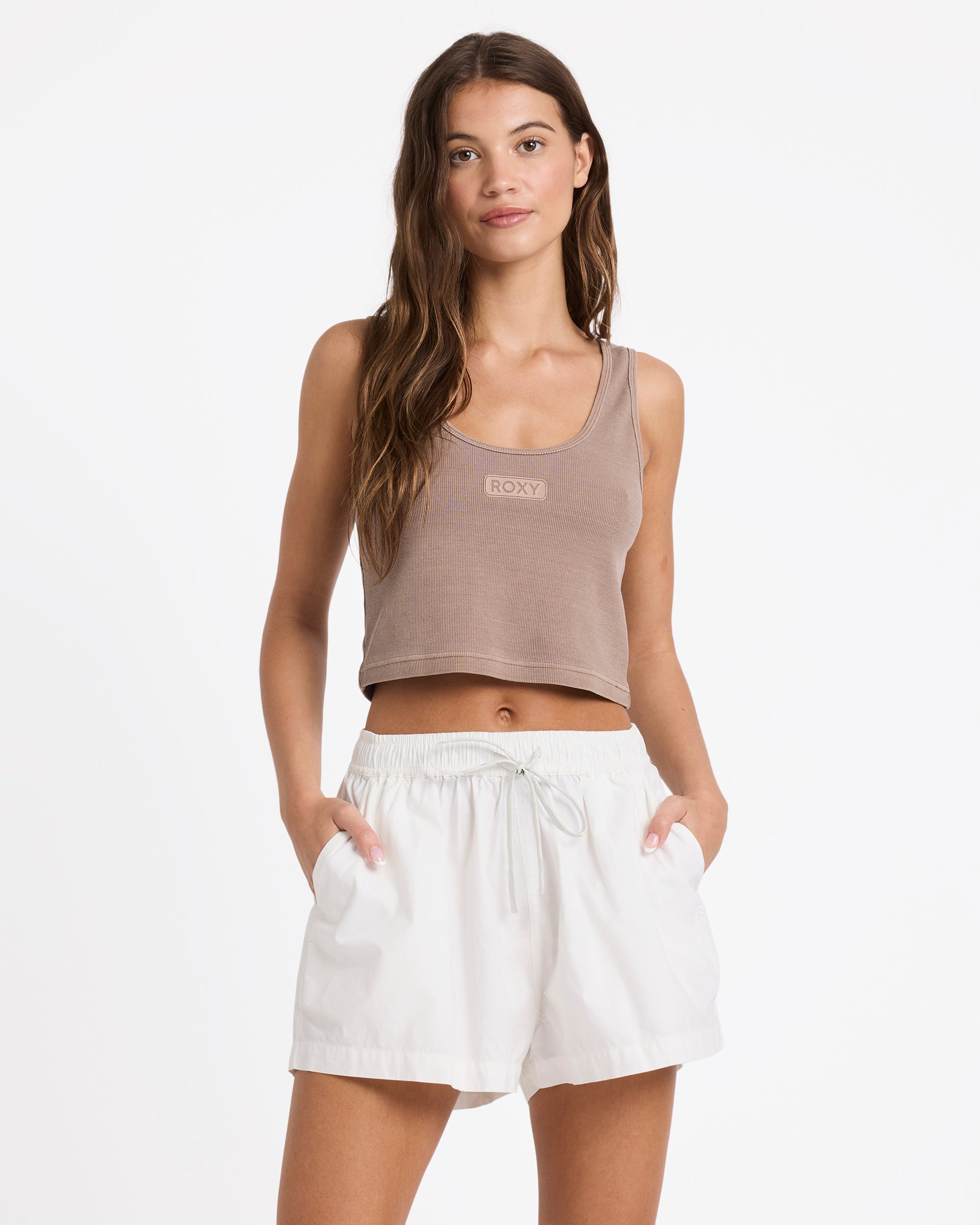 Womens Recess Elastic Waist Shorts