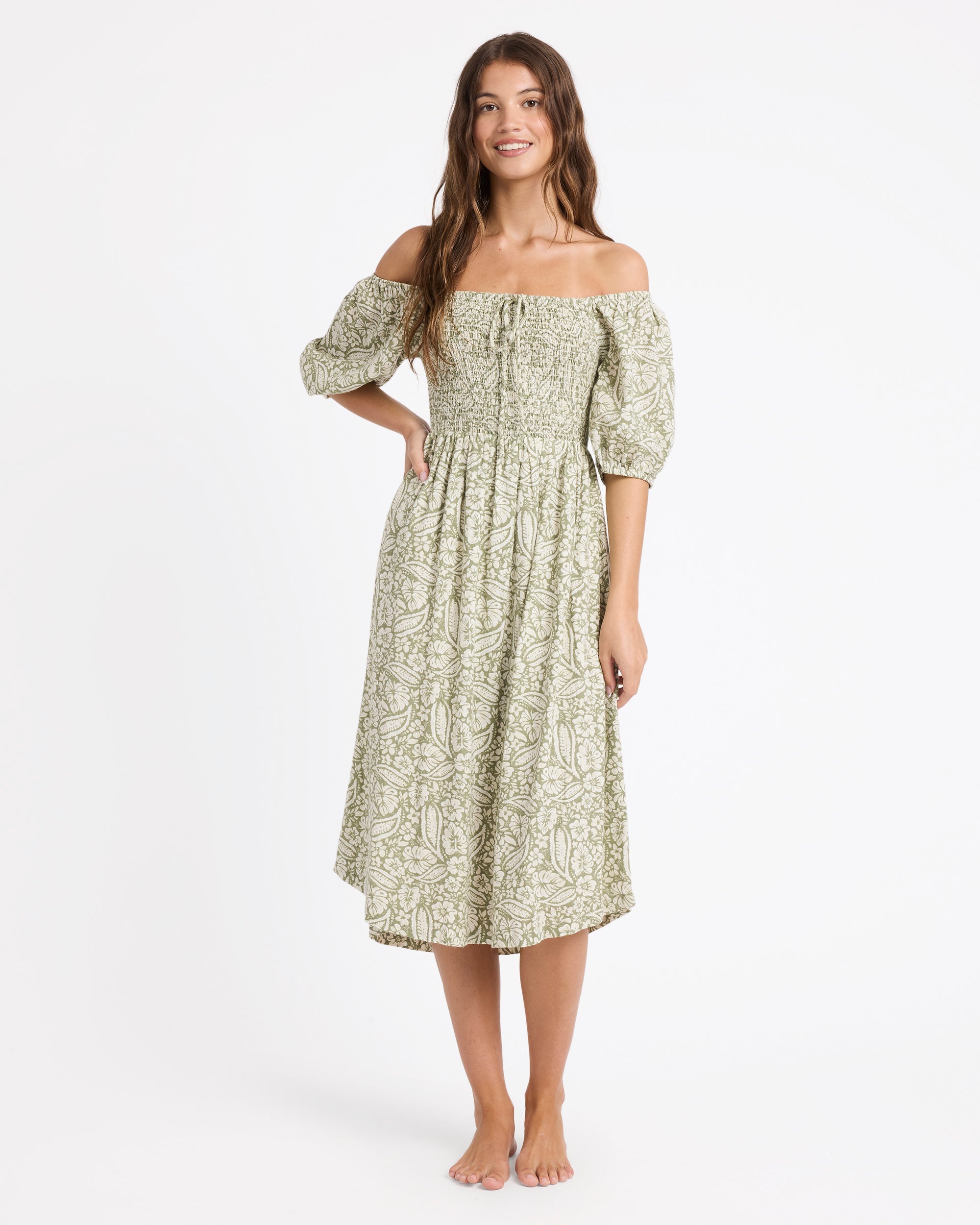 dress by roxy Womens Wildside Mercad Midi Dress – Roxy