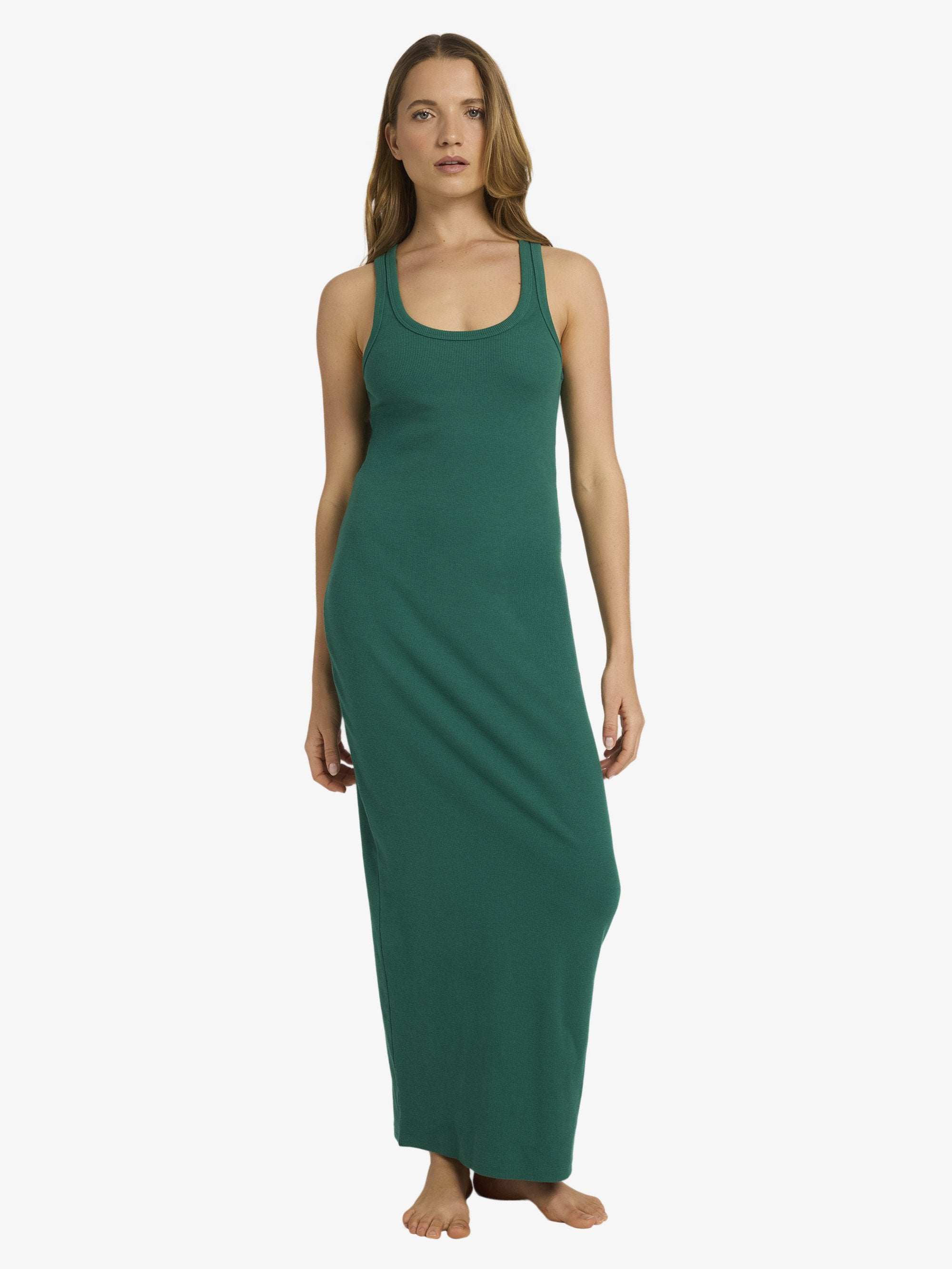 Womens Base Rib Maxi Dress