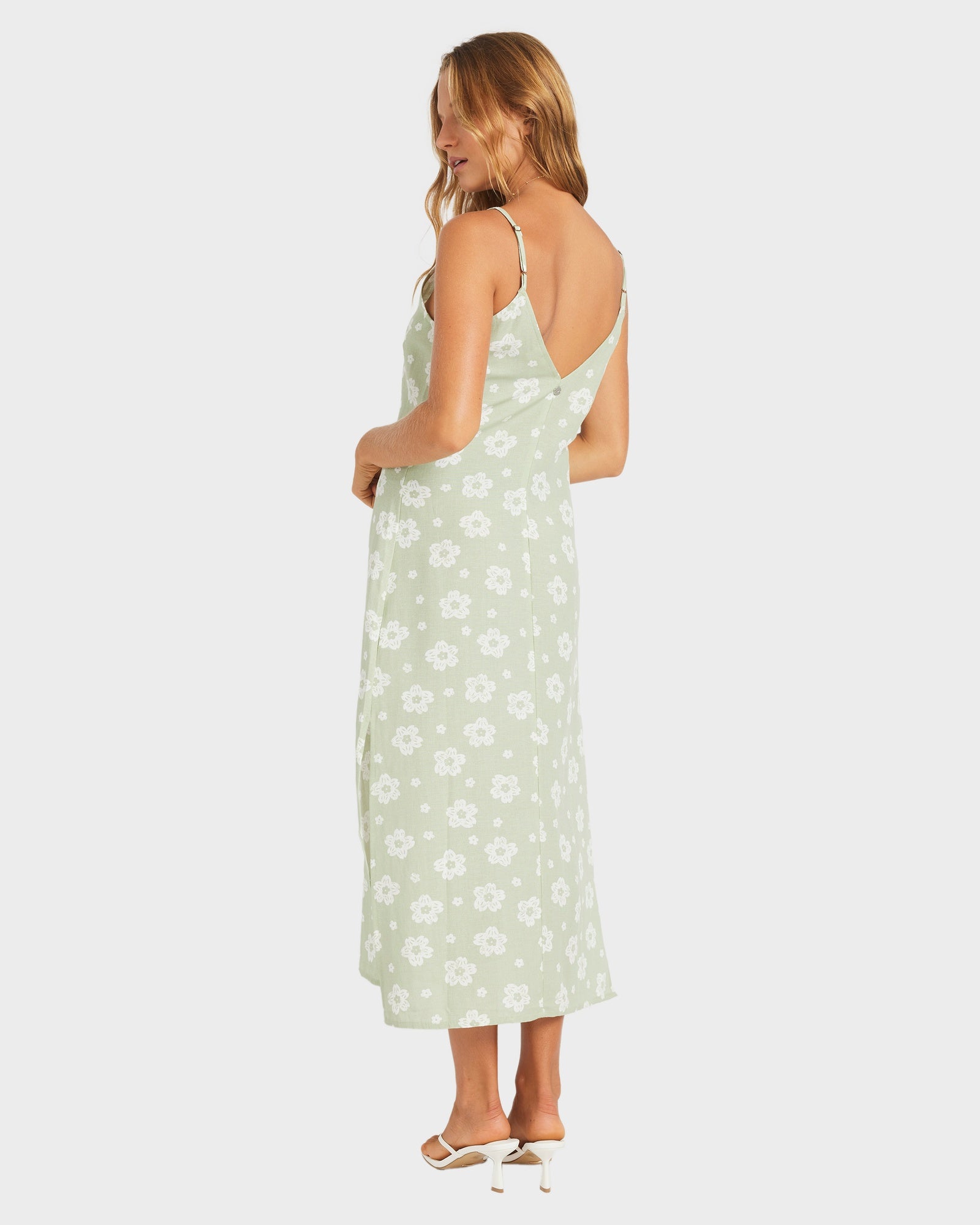 Womens Blossom Slip Midi Dress