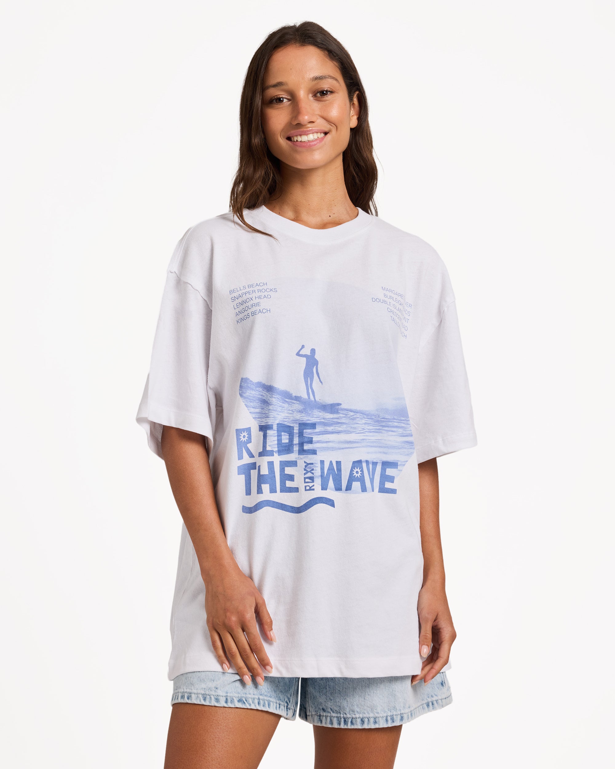Womens Ride The Wave T-Shirt – Roxy