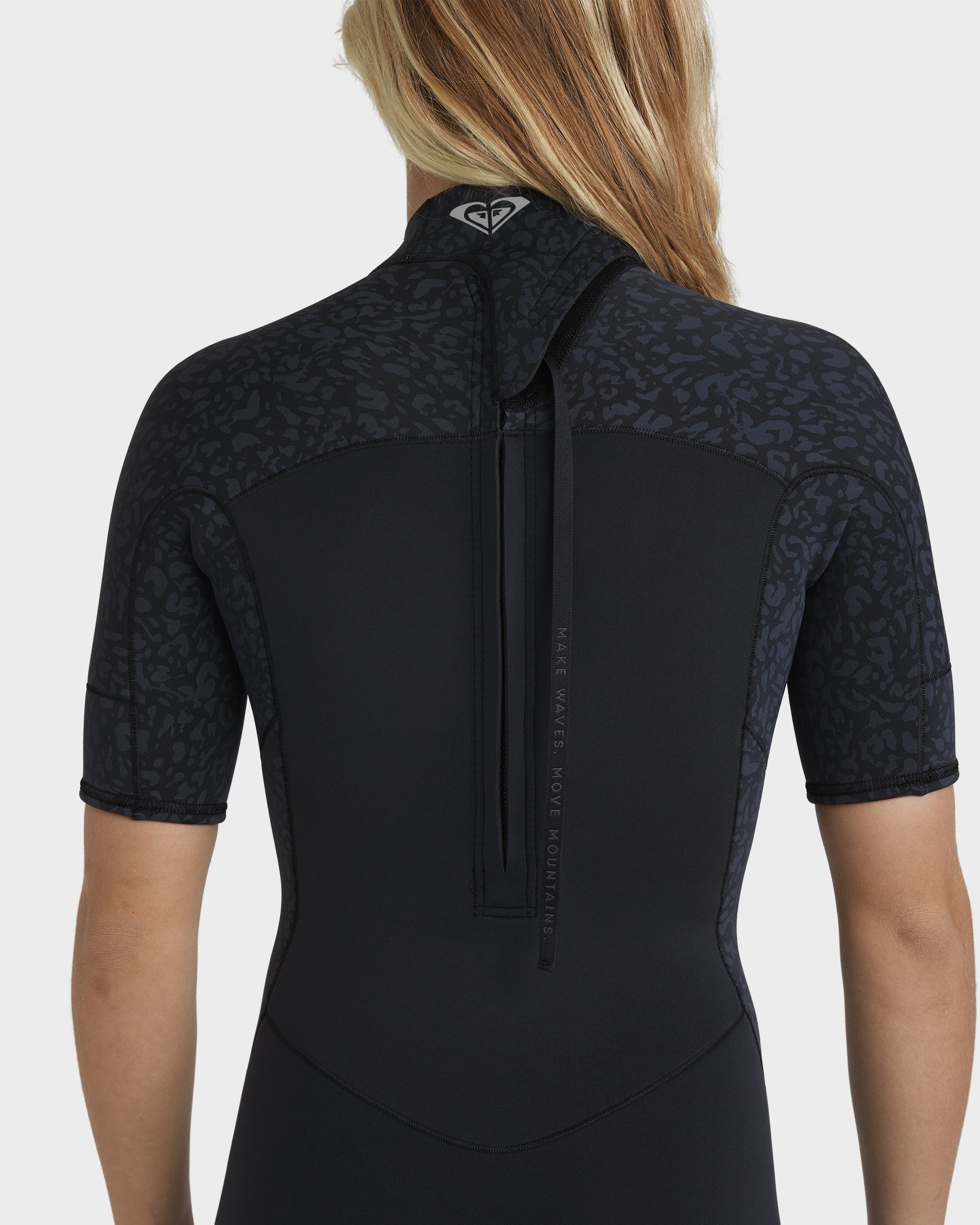 Womens 2mm Swell natural Back Zip Springsuit