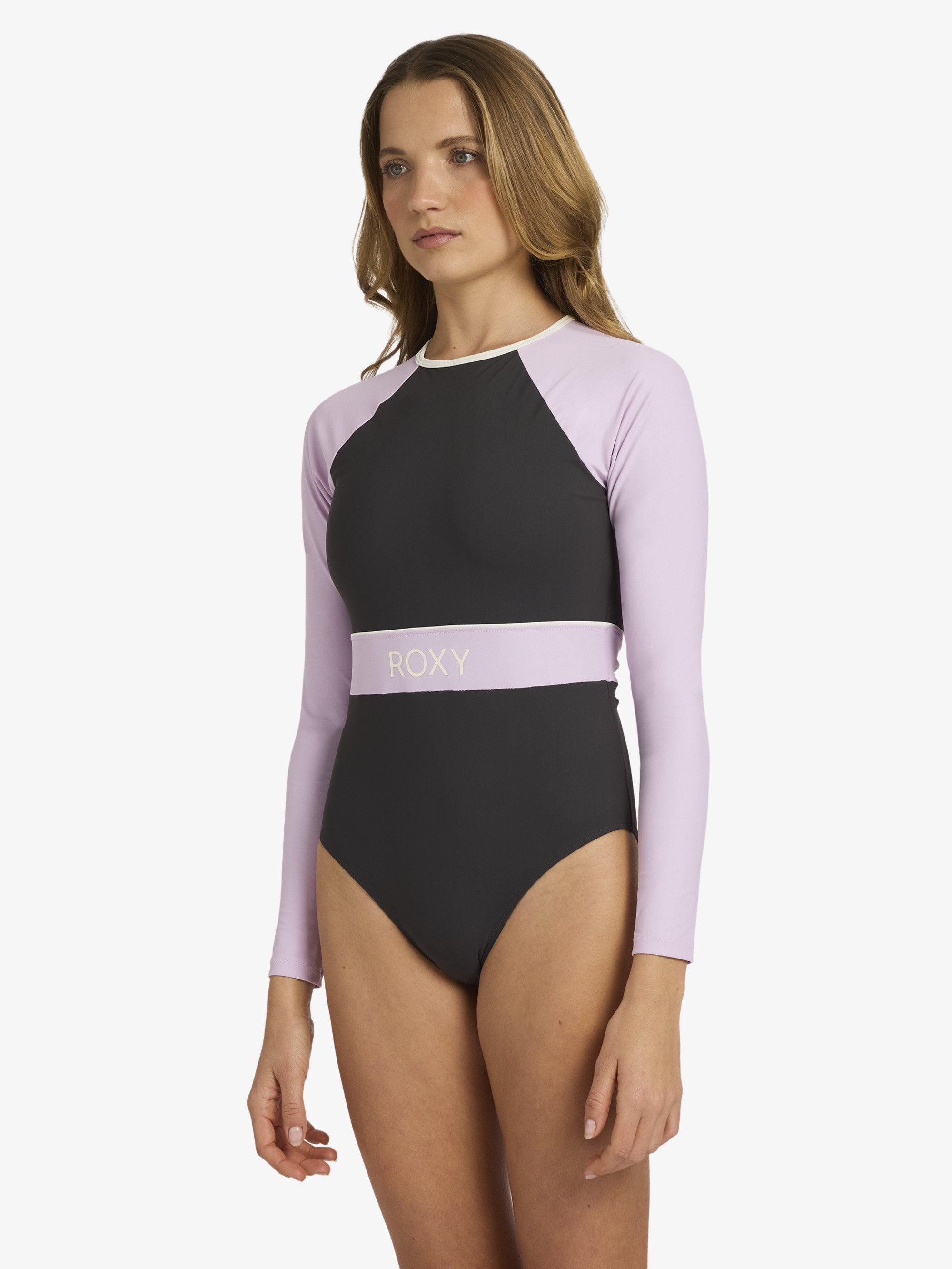 Womens Roxy Active Long Sleeve One Piece