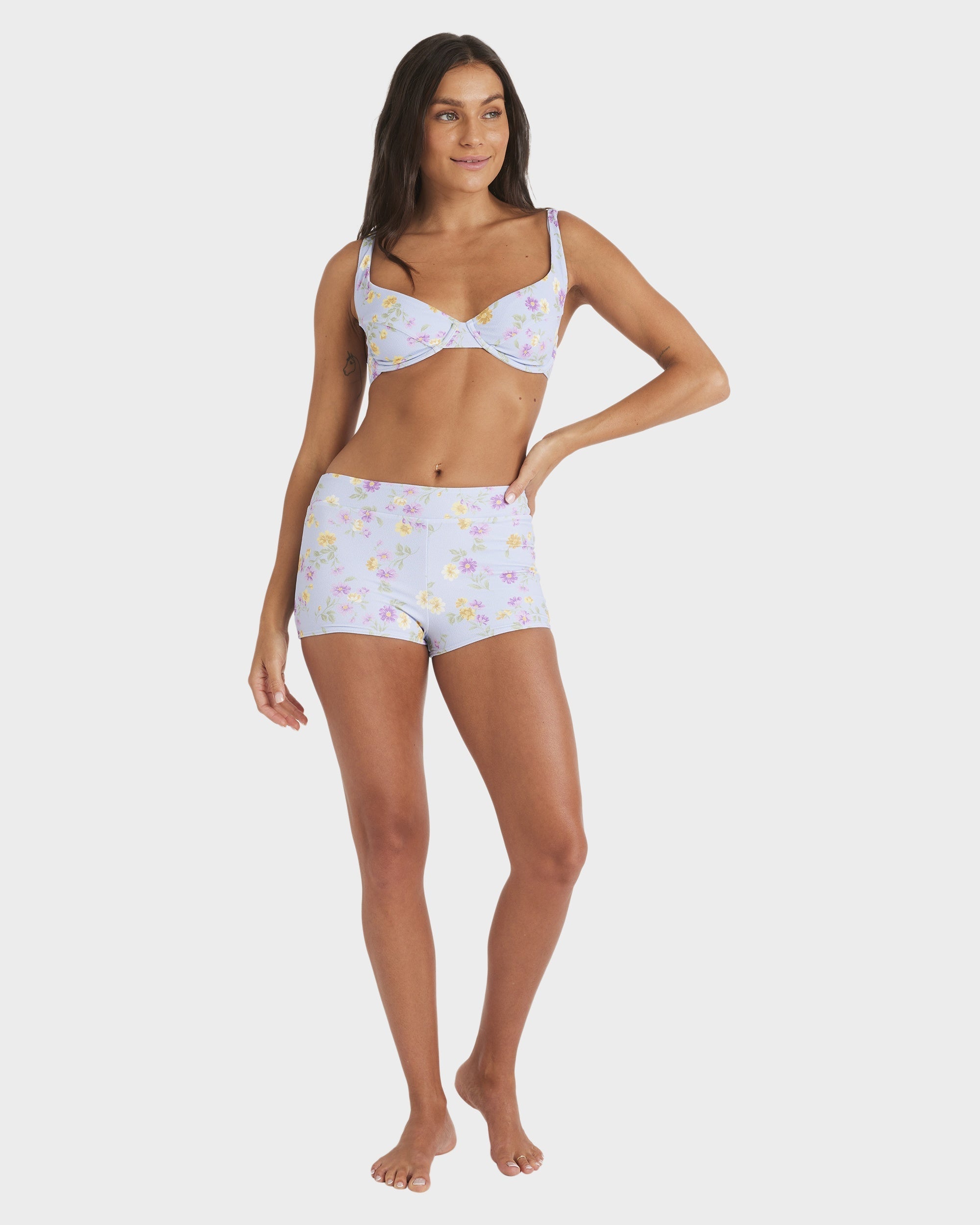Womens Wildflower High Waist Bikini Bottom