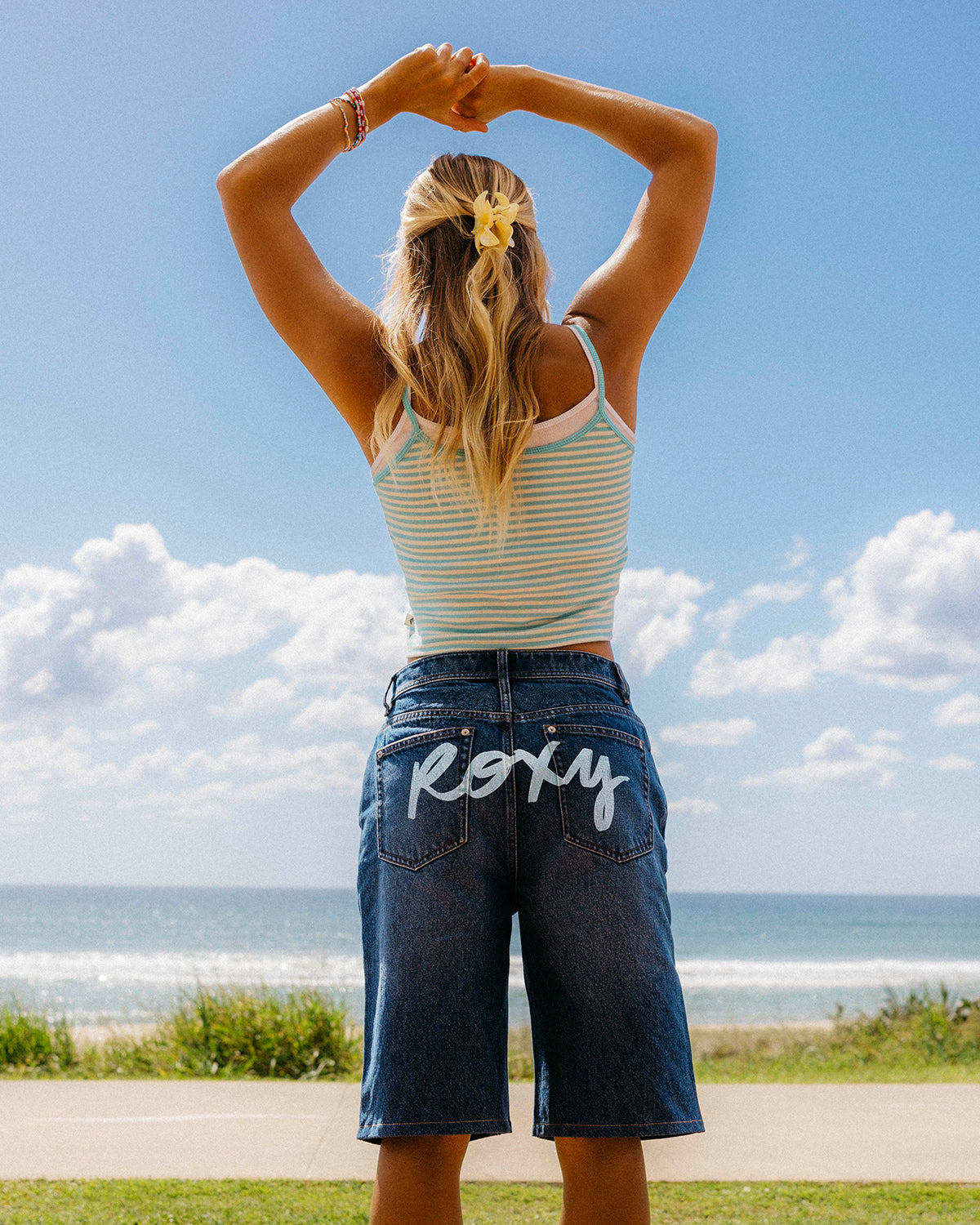 Womens Backslider Denim Shorts