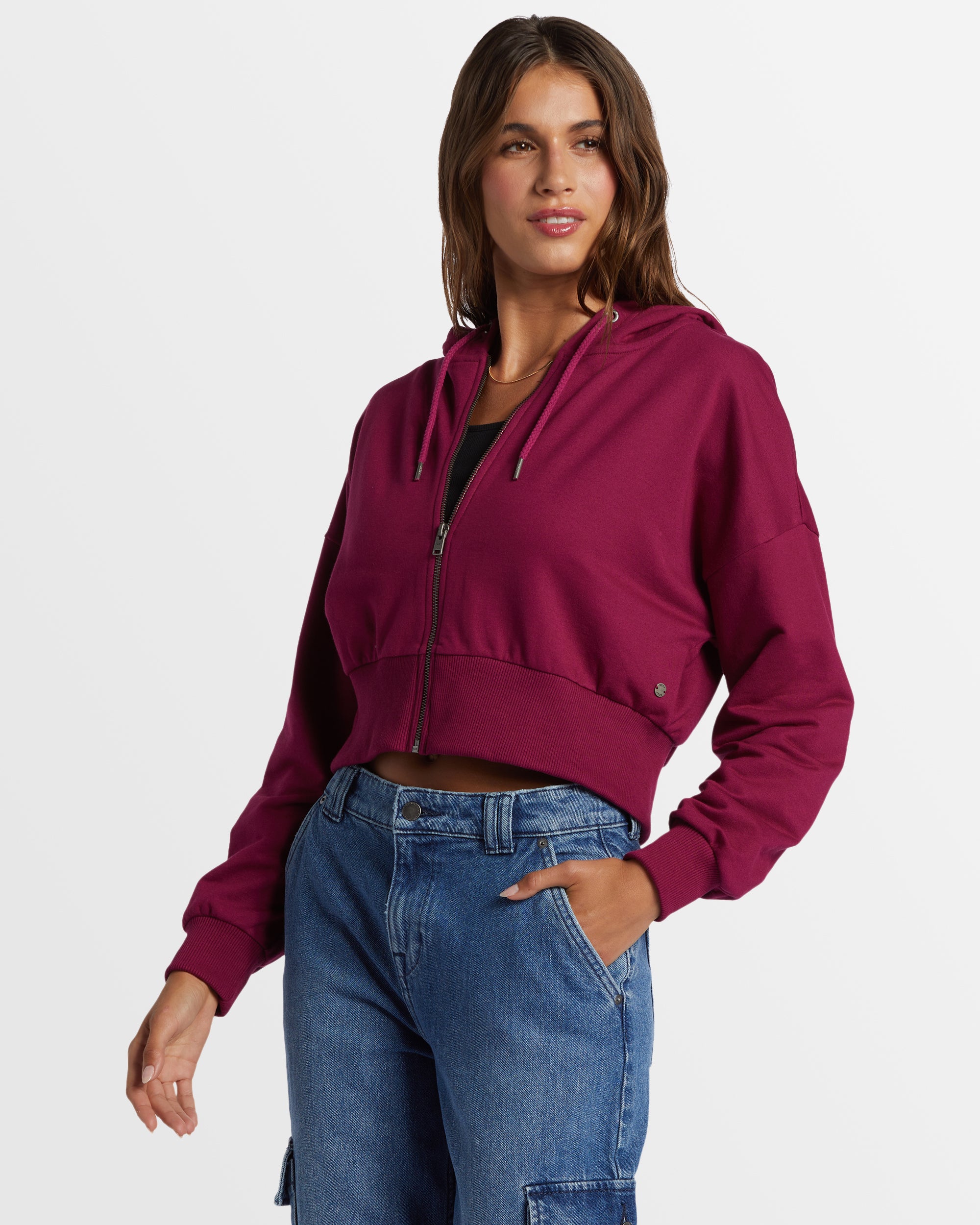 Womens Shorebreak Zip Hoodie Sweatshirt