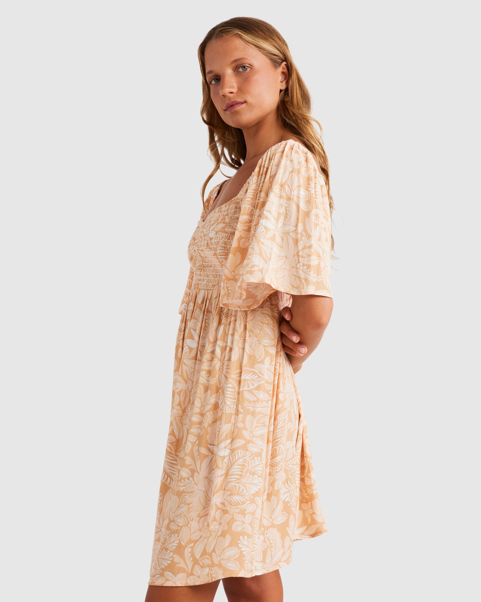 Womens Golden Dawn Mini Dress