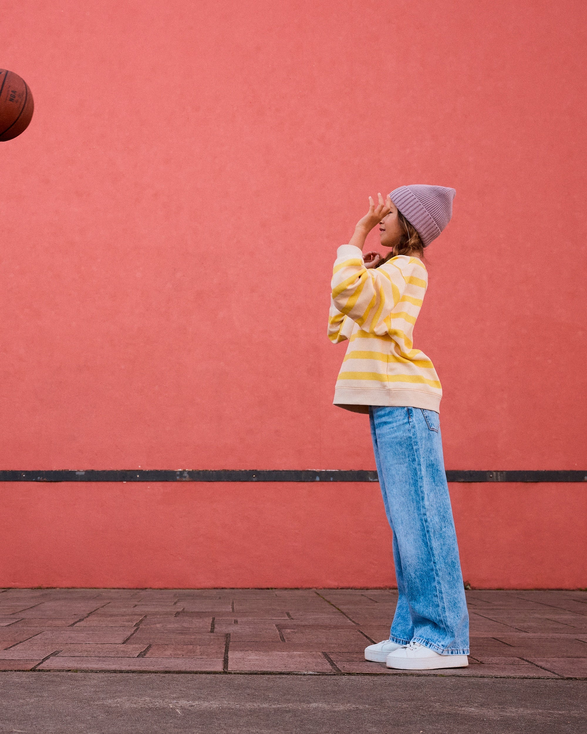 Girls 8-16 Milla Wide Mid Leg RG Denim Jeans