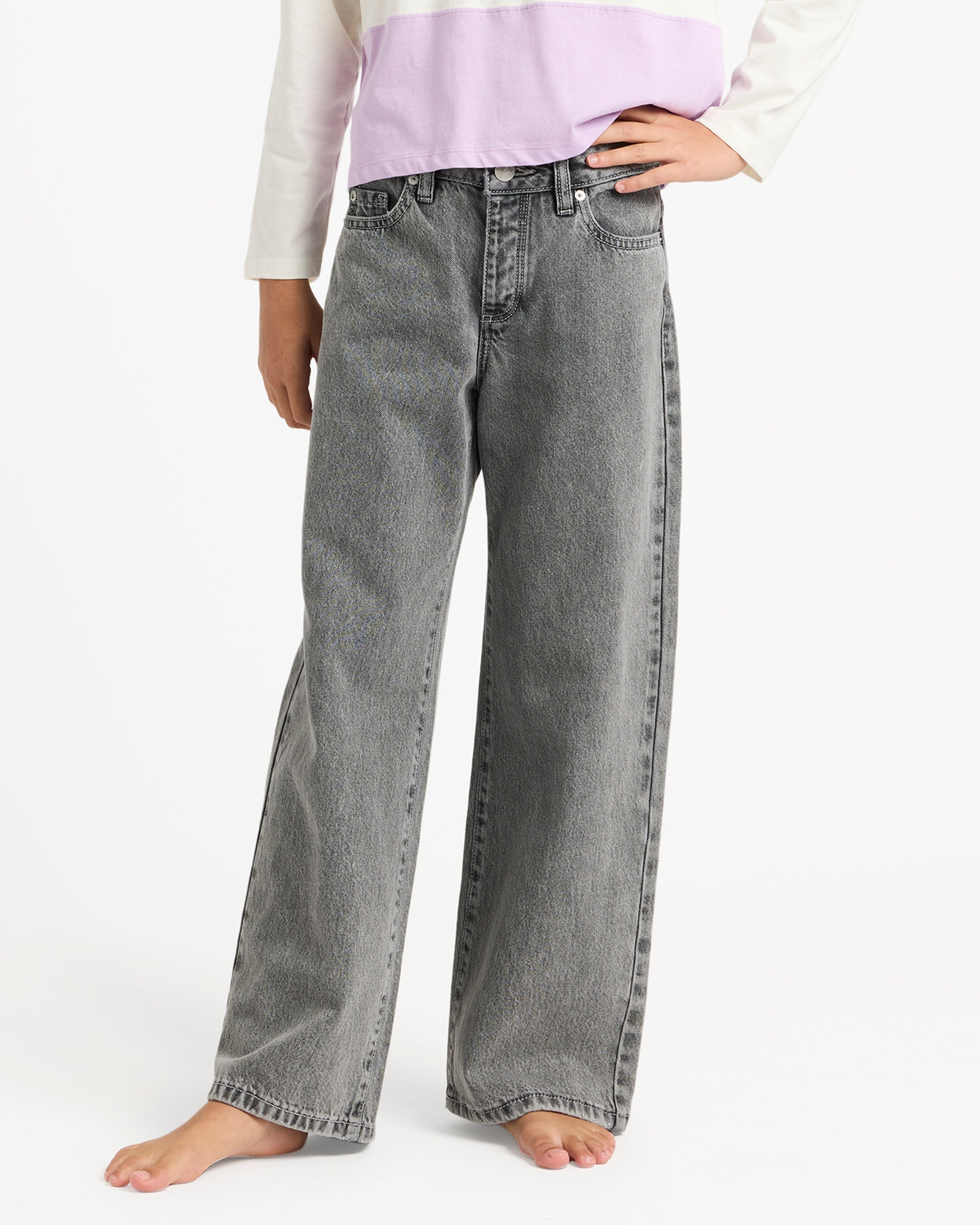 Girls 4-16 Dawn Patrol Mid Lava Denim Jeans