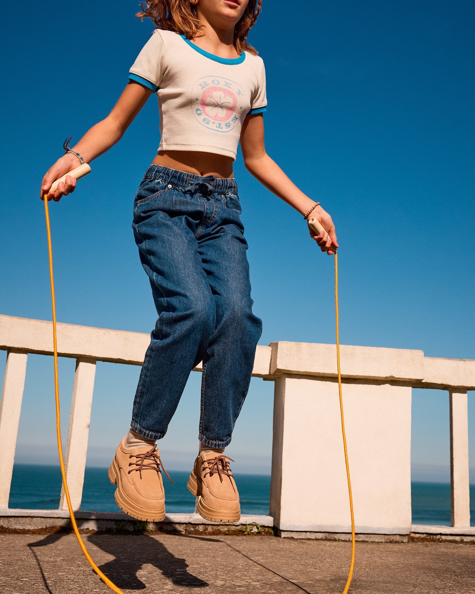 Girls 8-16 Hey Yeah Crop Top