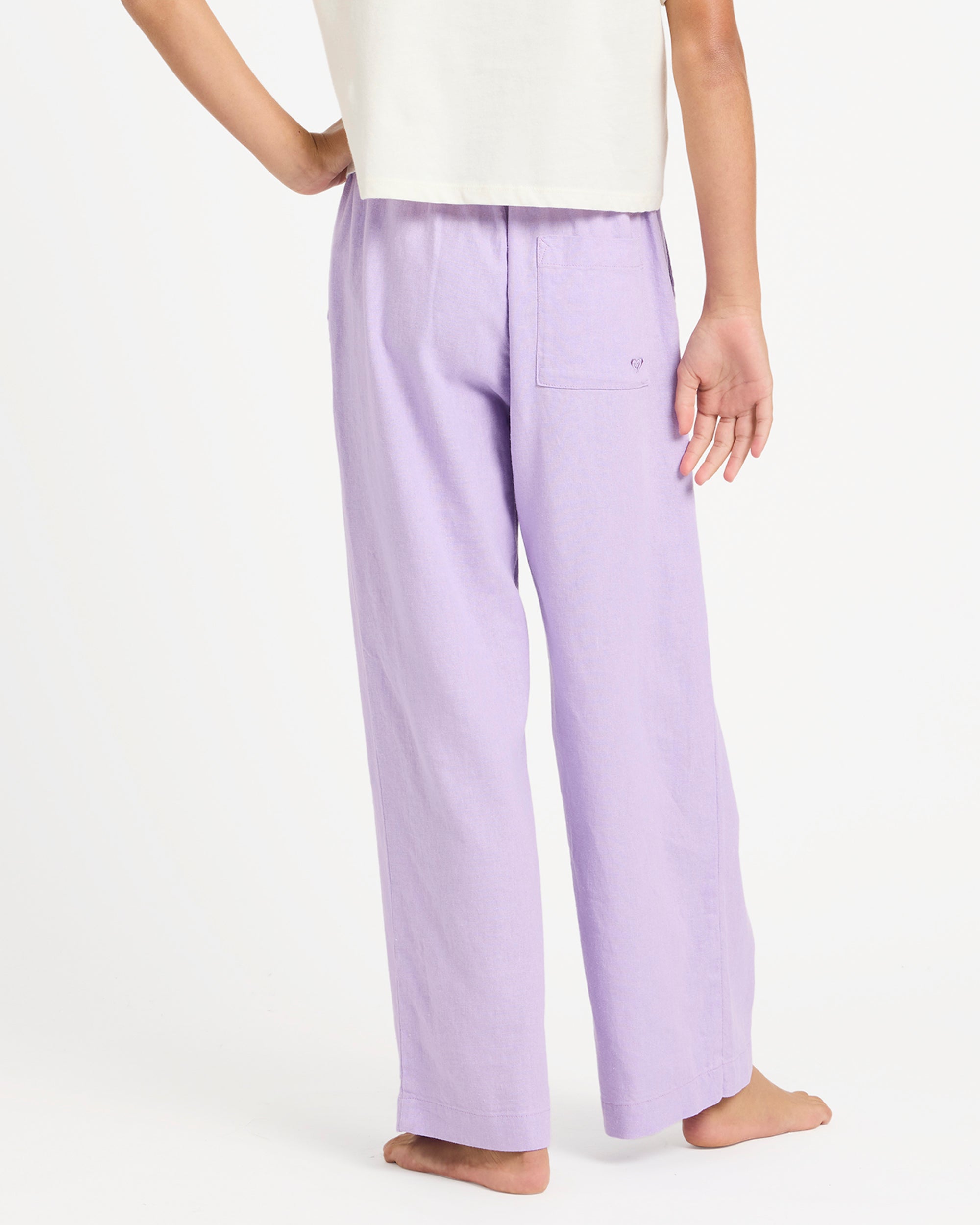 Girls 4-16 Lekeito Break Linen Pants