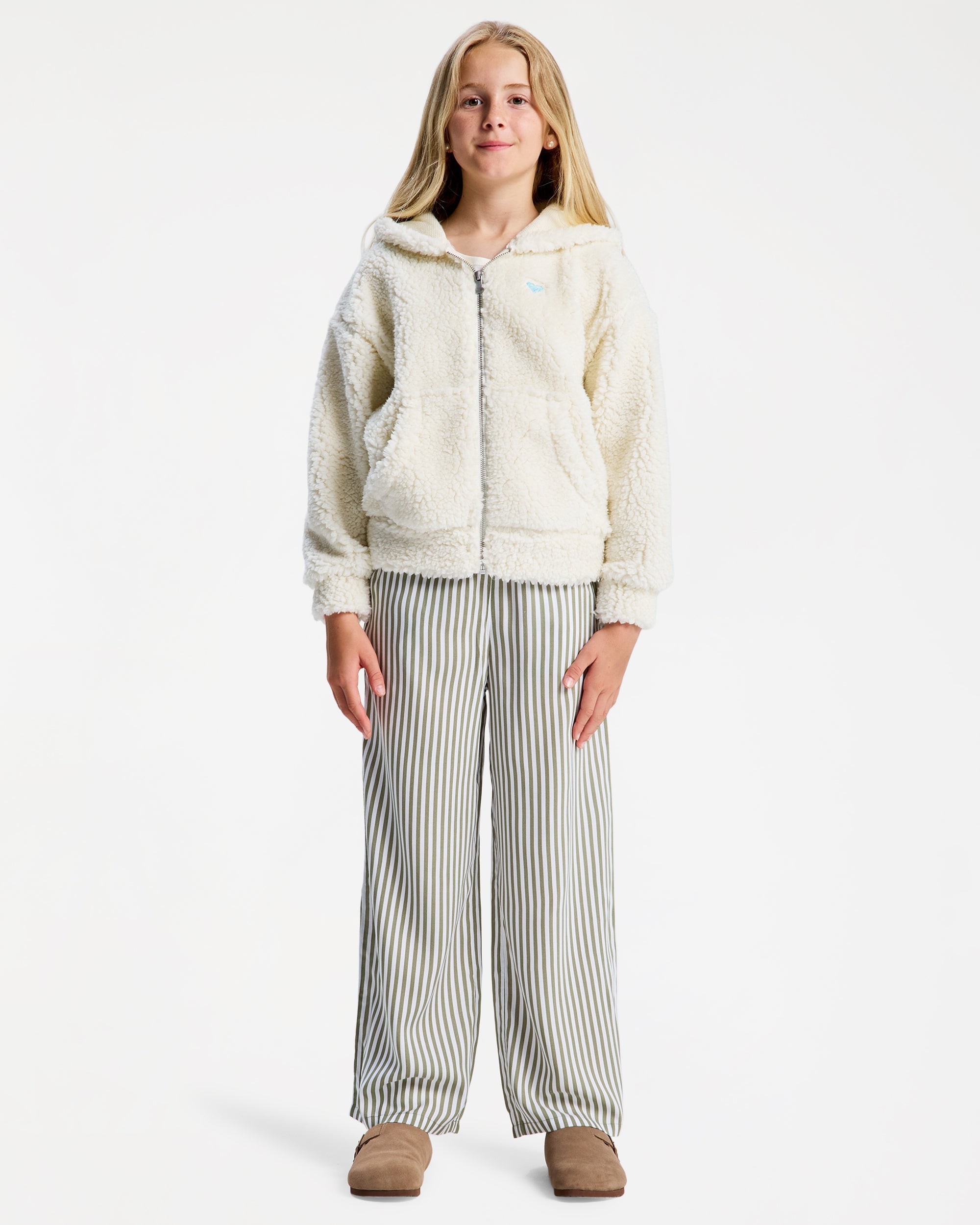 Girls 4-16 Back to Full Fleece Jacket