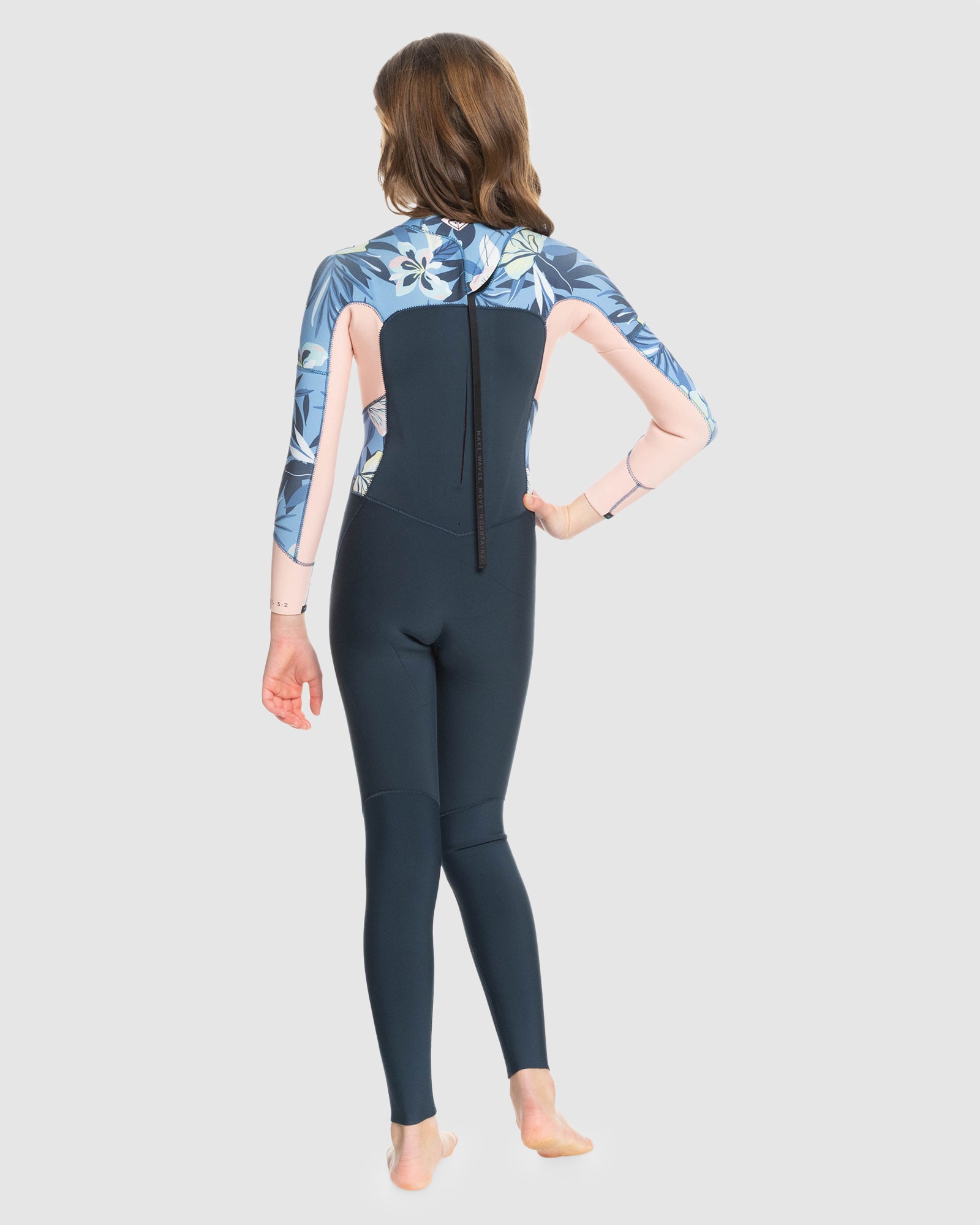 Girls 8-16 4/3Mmswell Series Back Zip Wetsuit