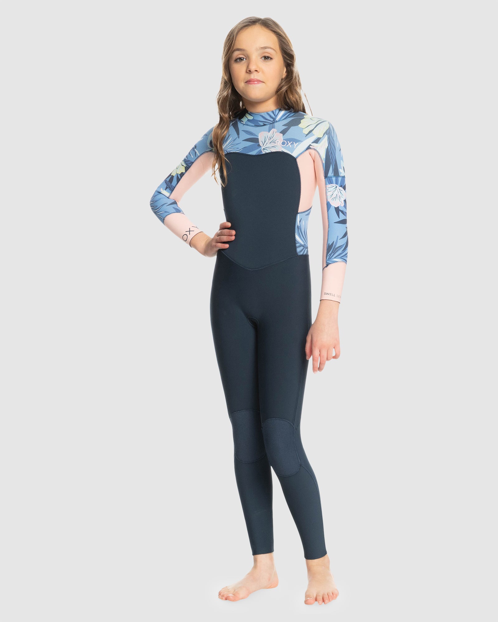 Girls 8-16 4/3Mmswell Series Back Zip Wetsuit