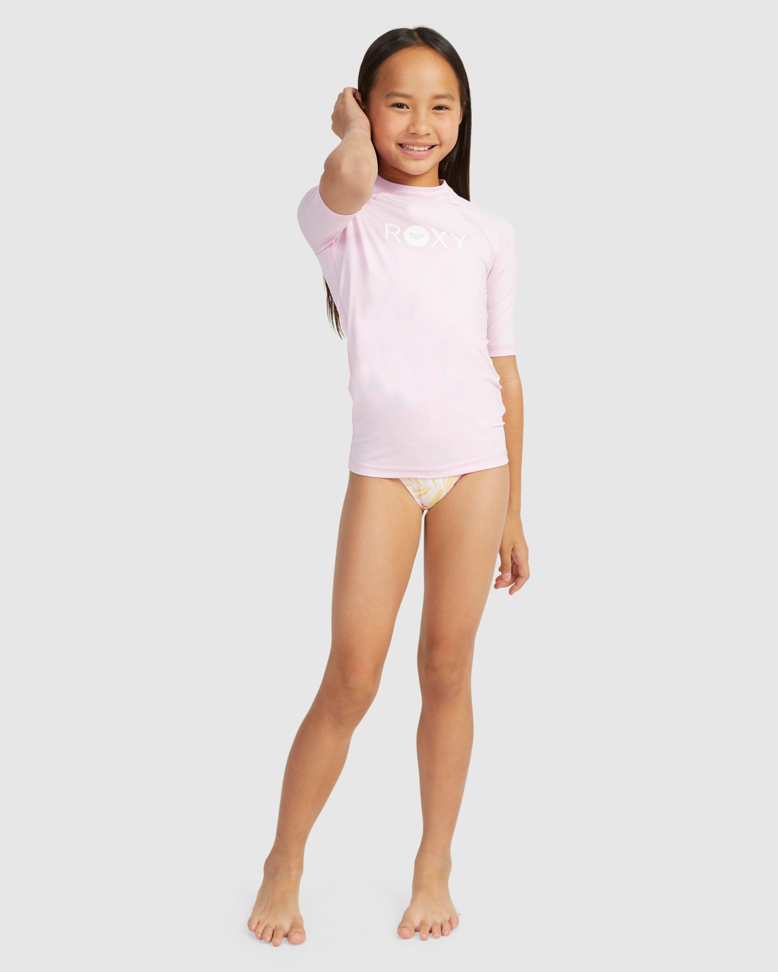Girls Essential Ss Lycra Rashguard