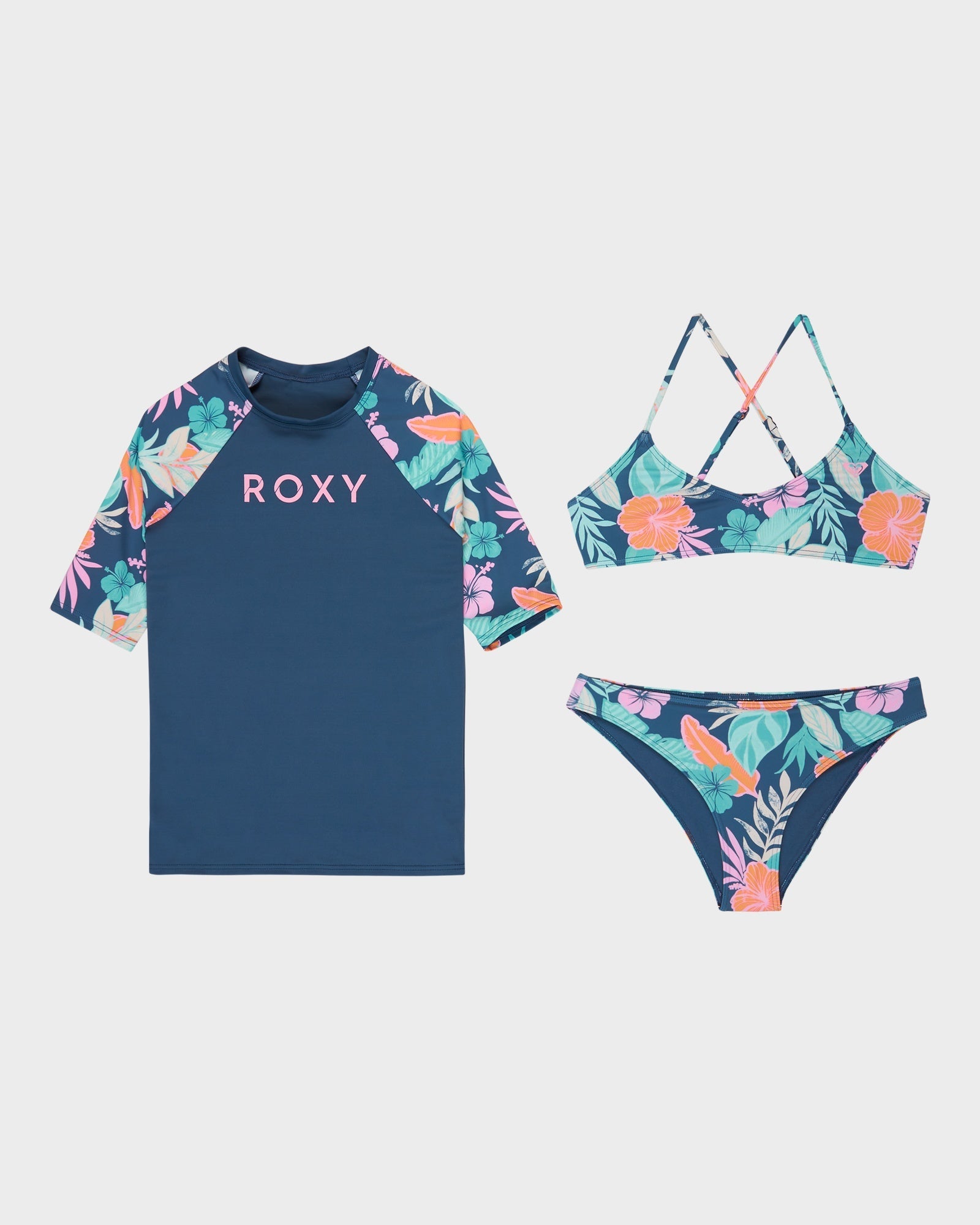 Girls 8-16 Active Two Piece Rash Vest