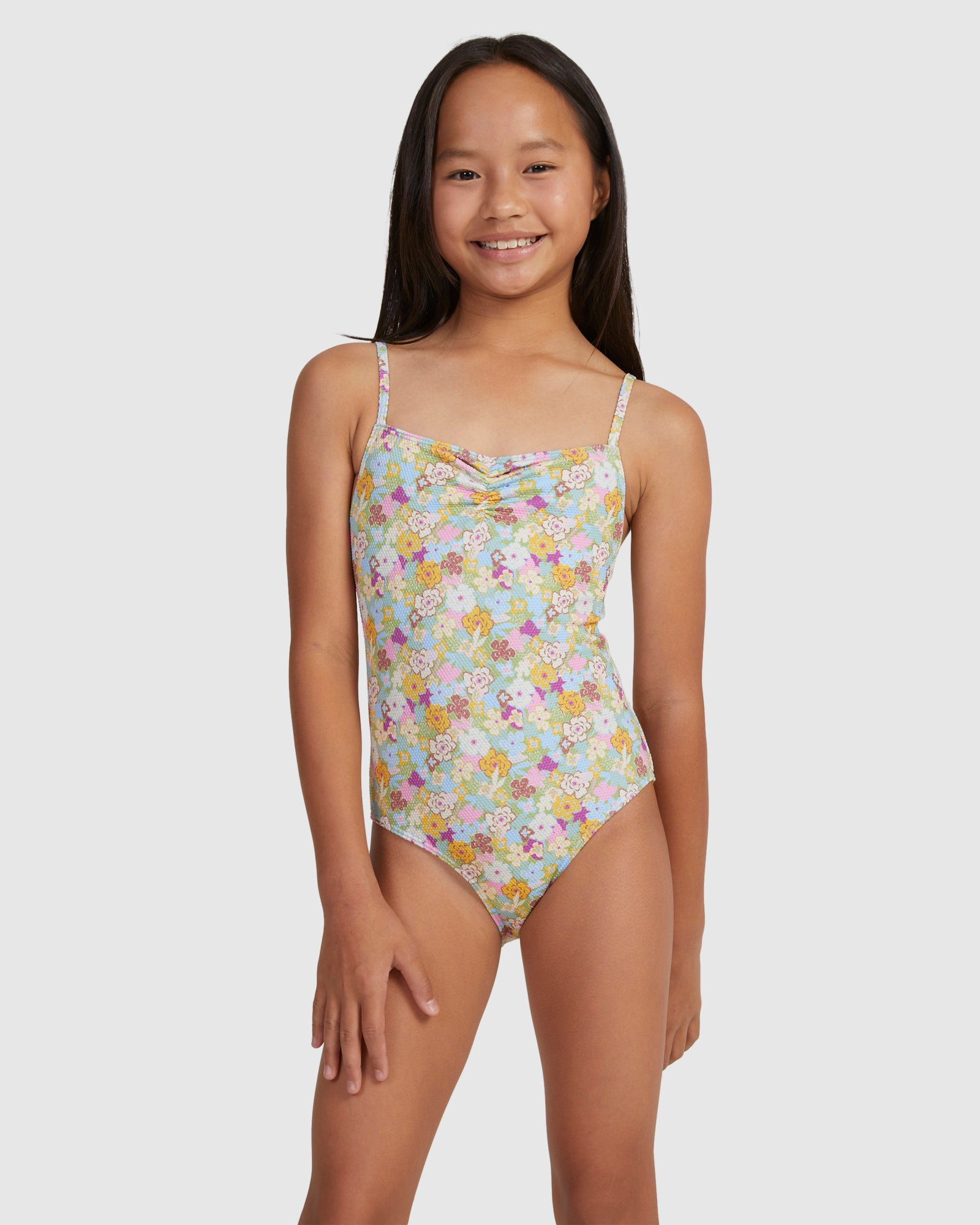 Girls 6-16 Nostalgic Seaside One Piece One Piece Swim – Roxy