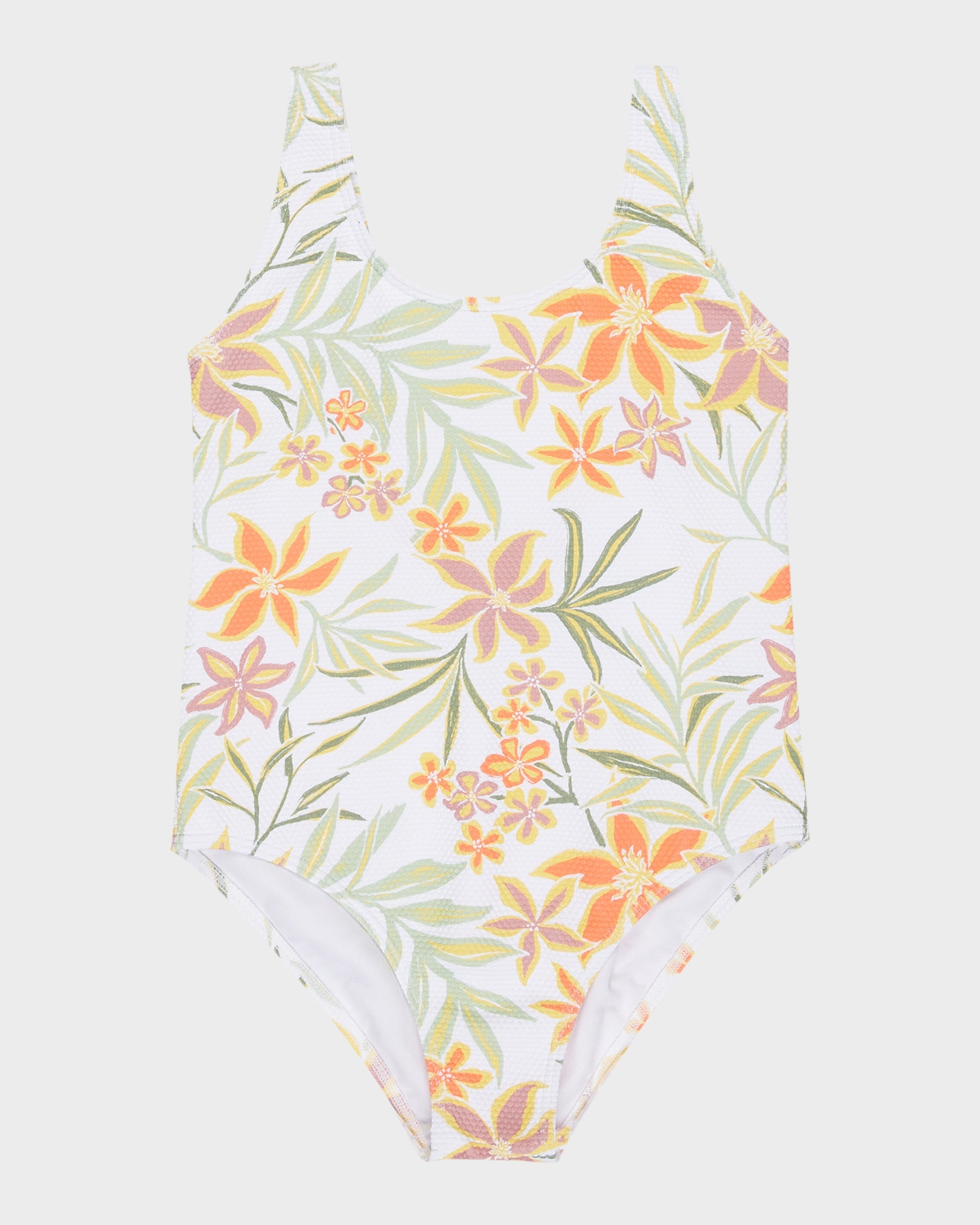 Girls 8-16 Floral Horizon One Piece Swimsuit