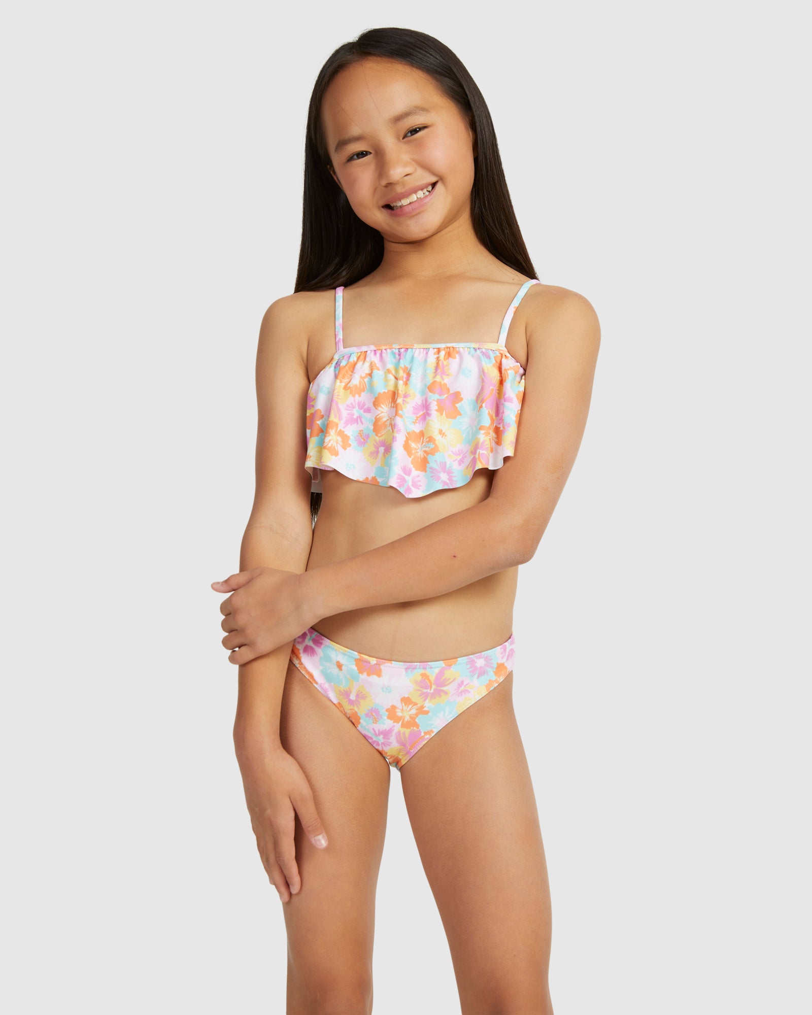 Girls 8-16 Floraya Flutter Set Bikini