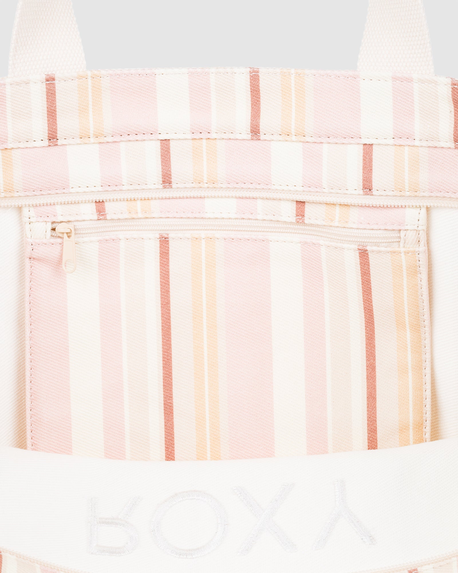 Womens Strippy Beach Bag