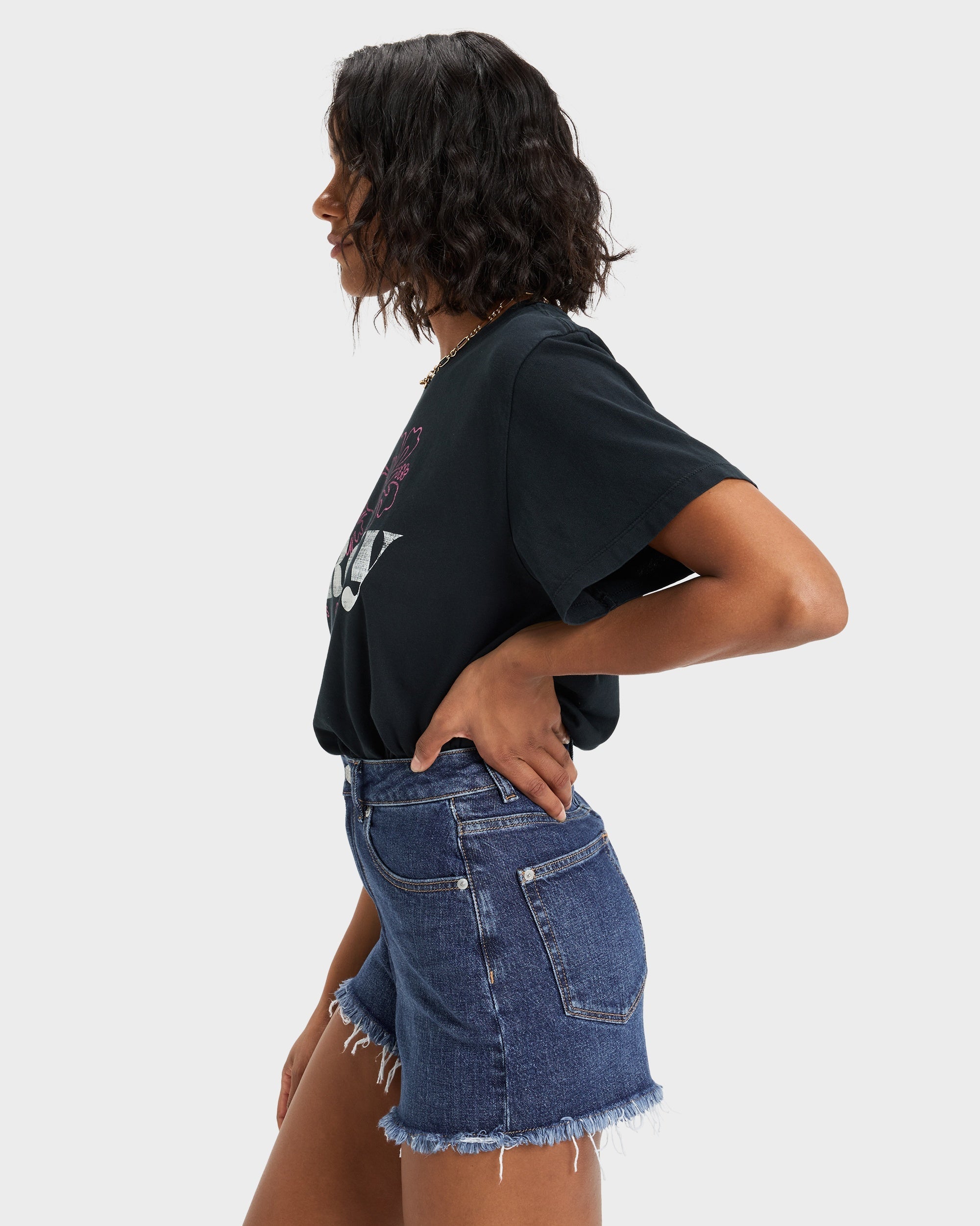 Womens Eva Denim Shorts