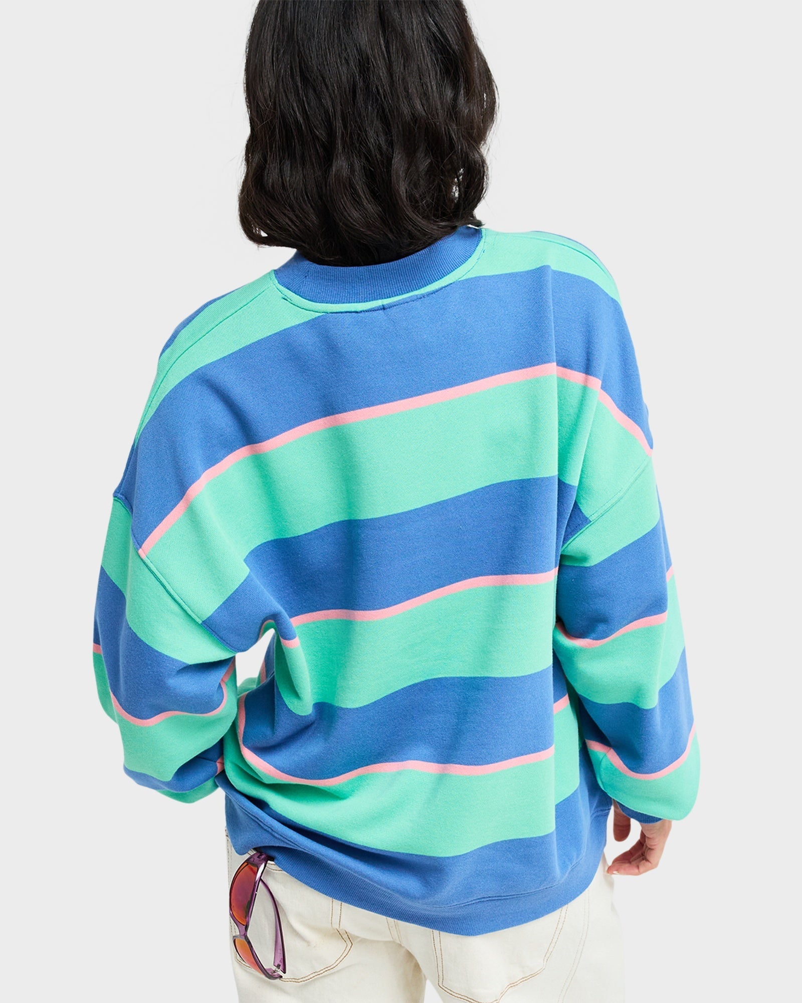 Womens Strictly Stripe Crew Neck