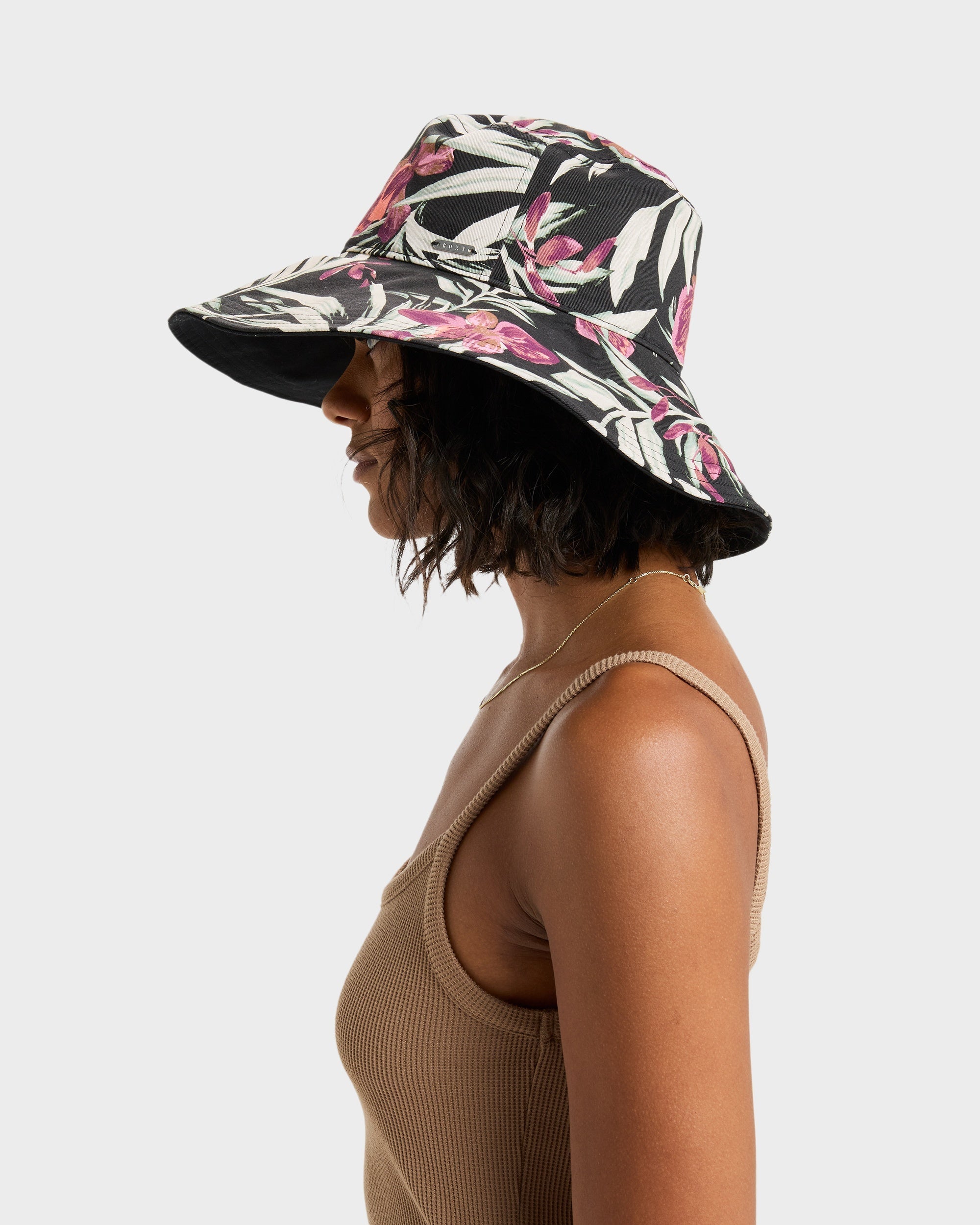 Womens Left Side Bucket Hat