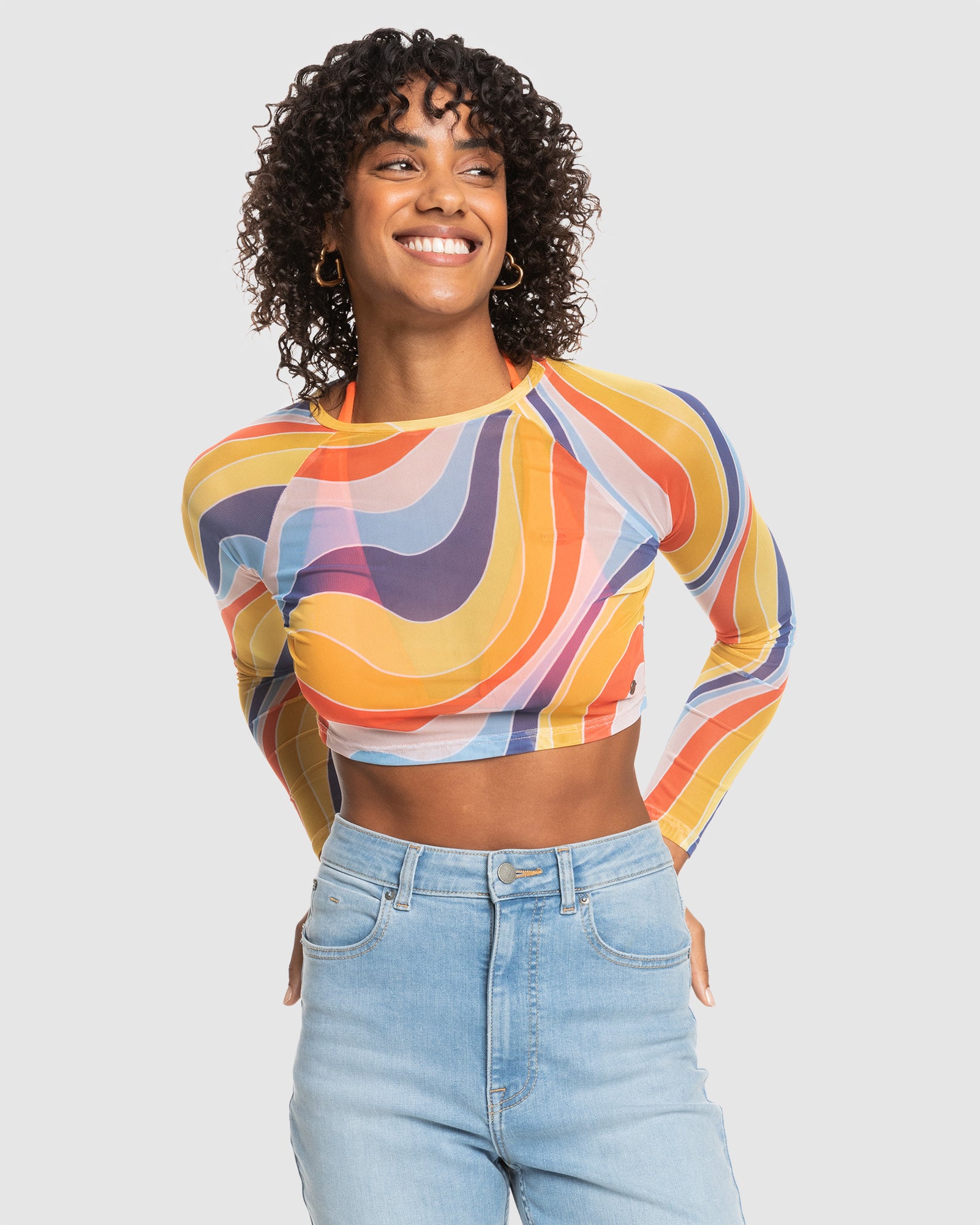 Womens Just A Friend Ls Top