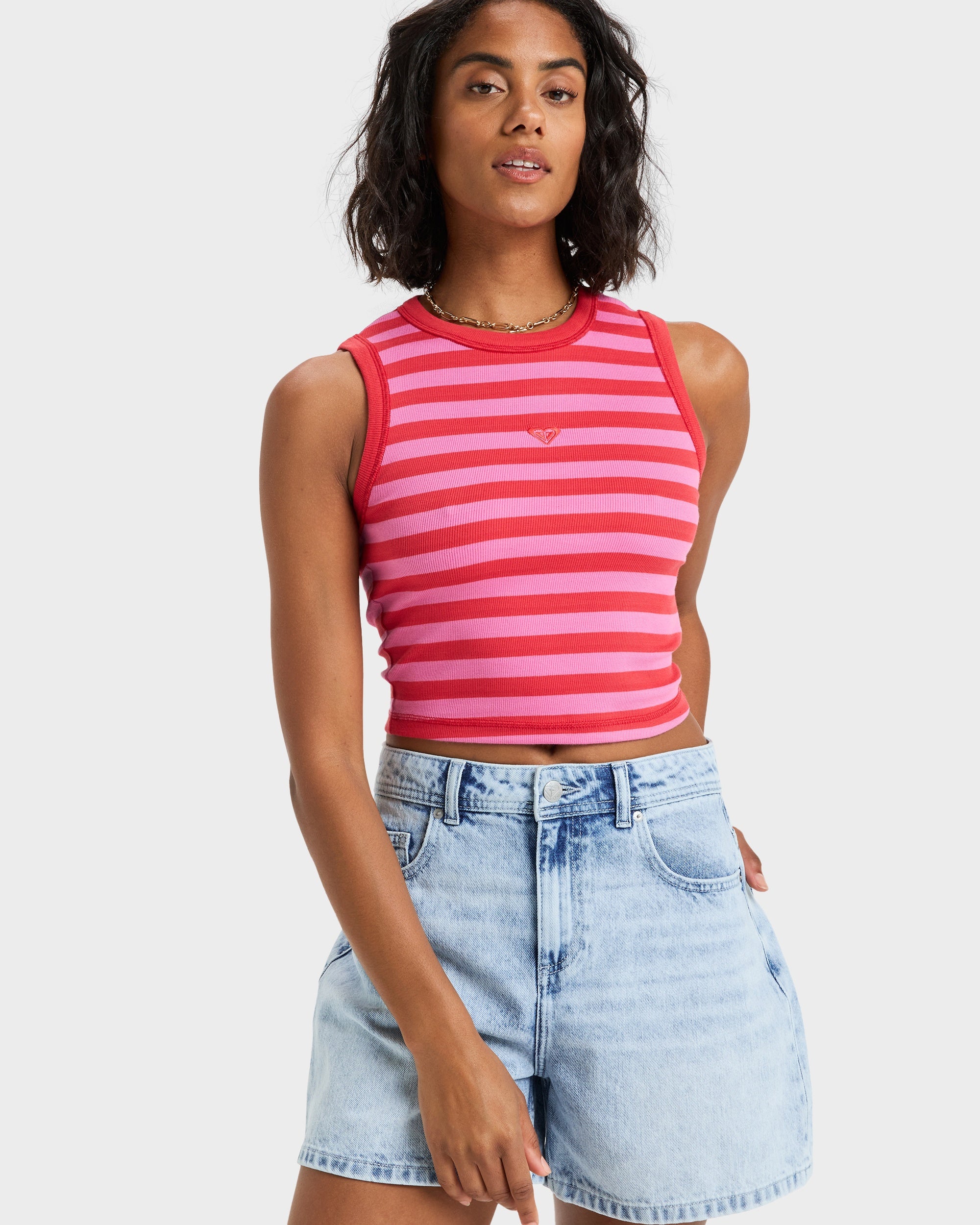Womens Iconic Days Stripes Tank Top – Roxy