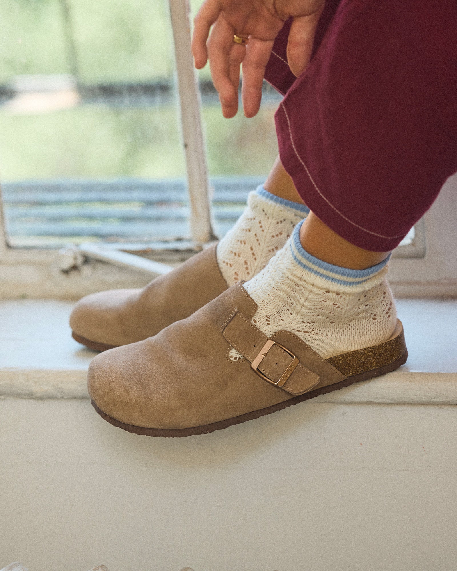 Womens Zeliah Sin Fur Clog