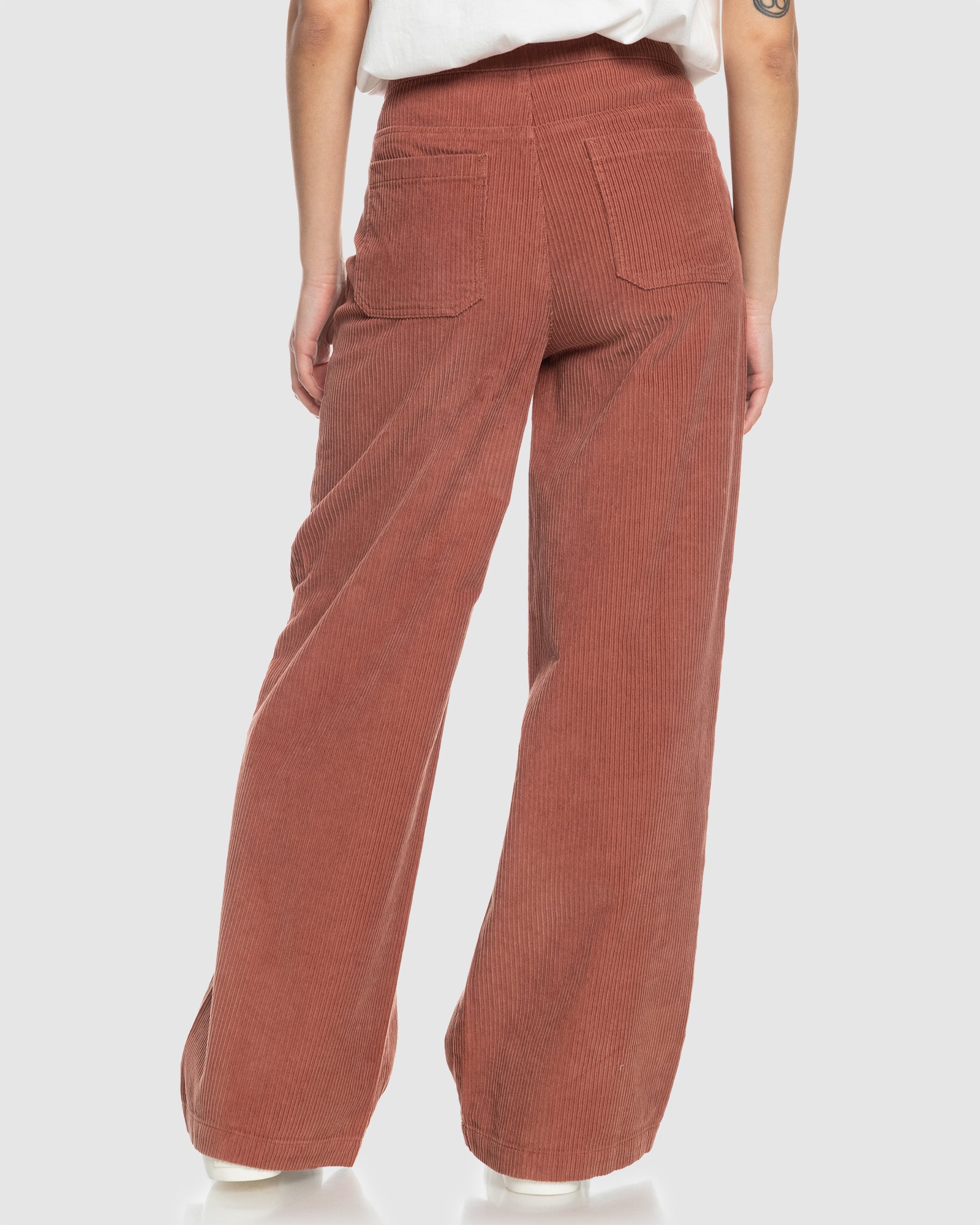 Womens Winter Around Wide Leg Corduroy Trousers