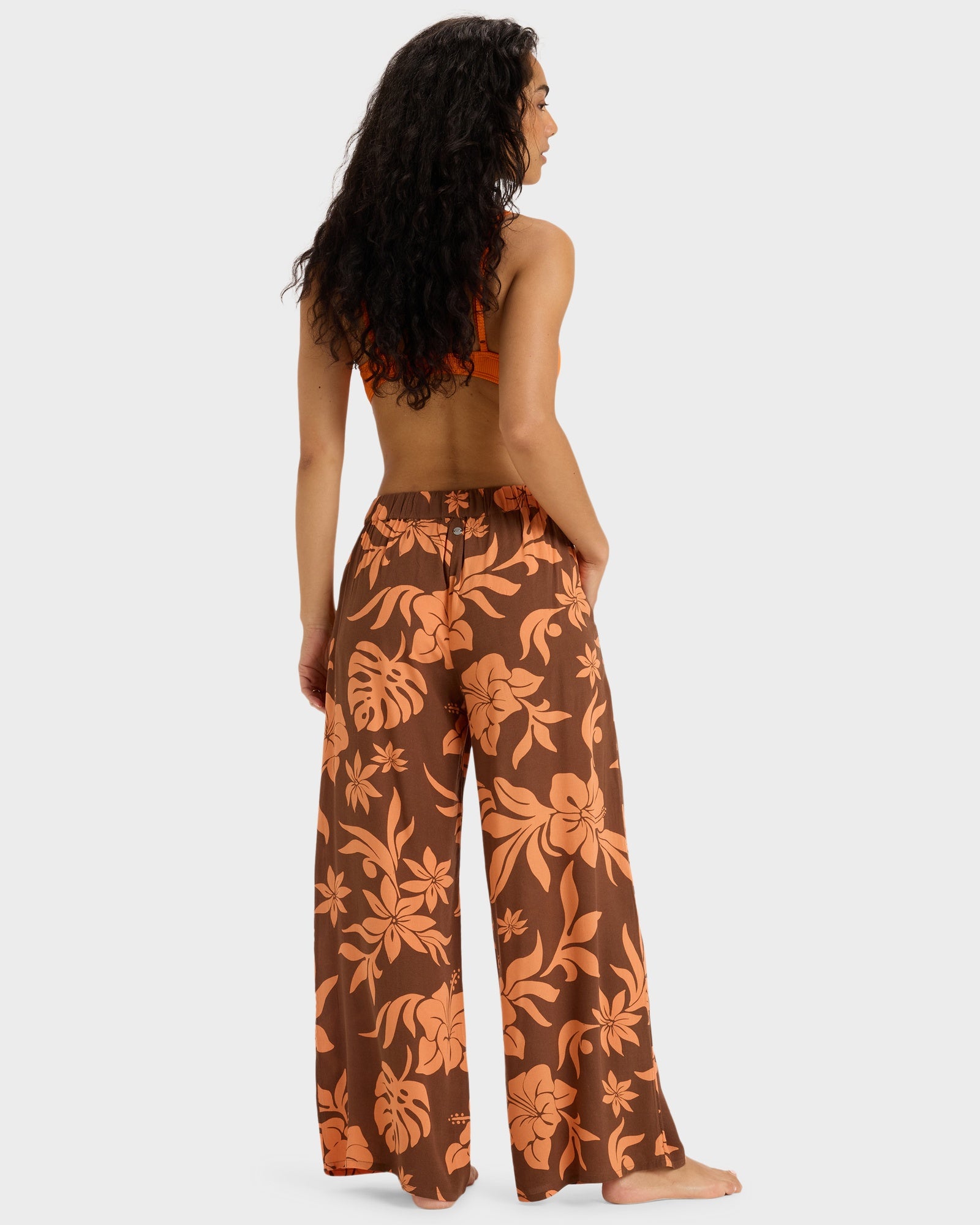 Womens Midnight Avenue Crepe Beach Pants