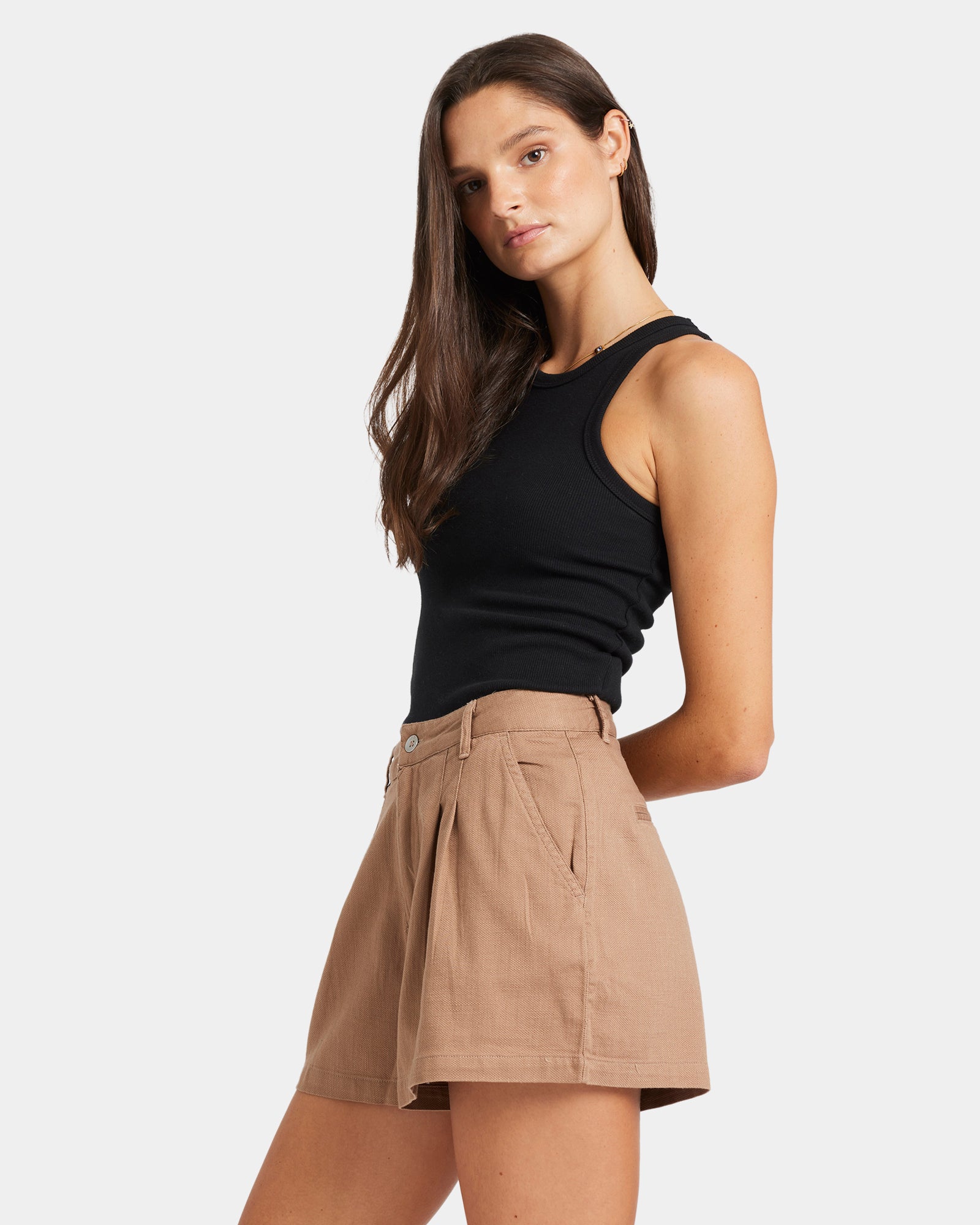 Womens Attractive Light Chino Shorts