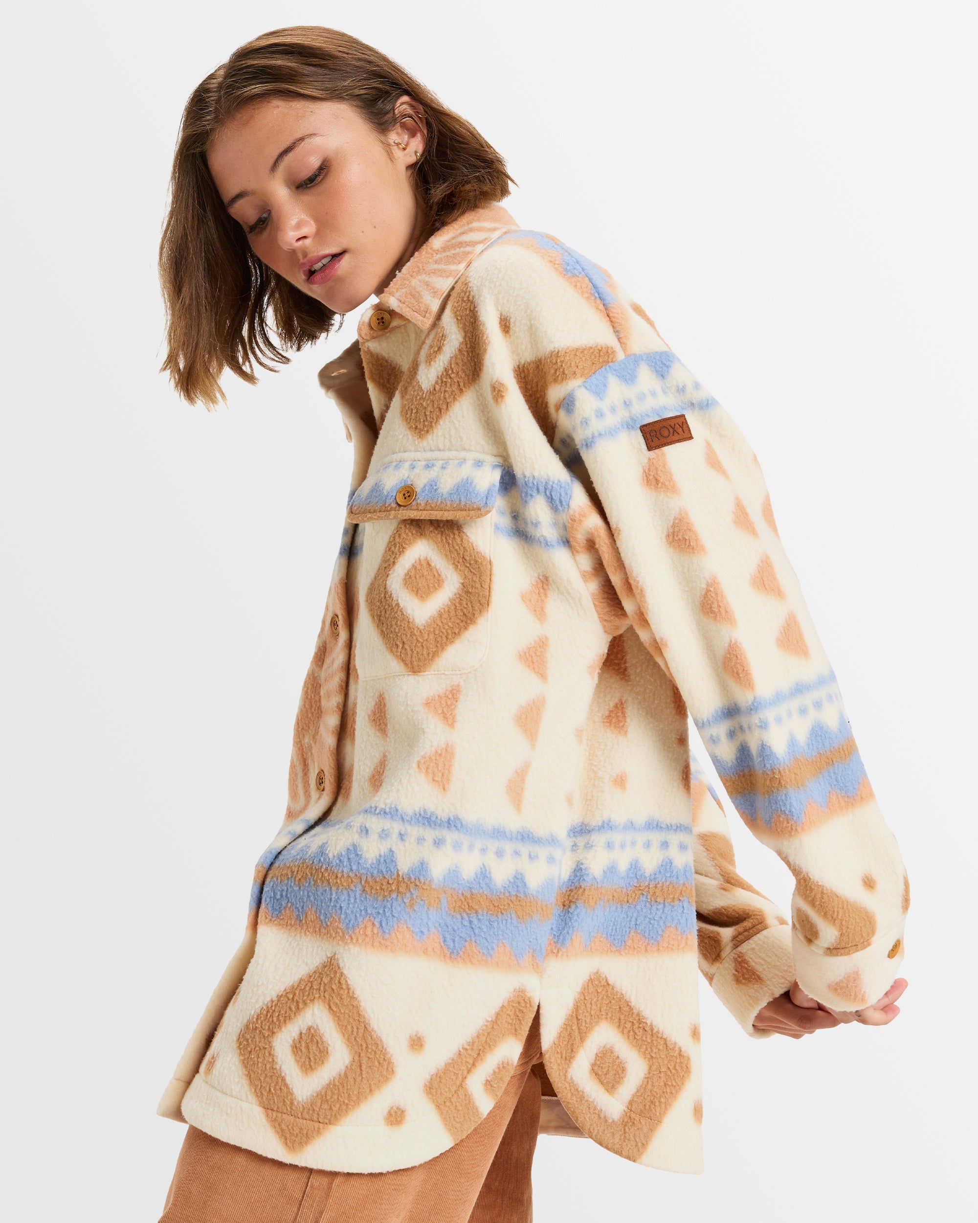 Womens Morning Crush Polar Shacket