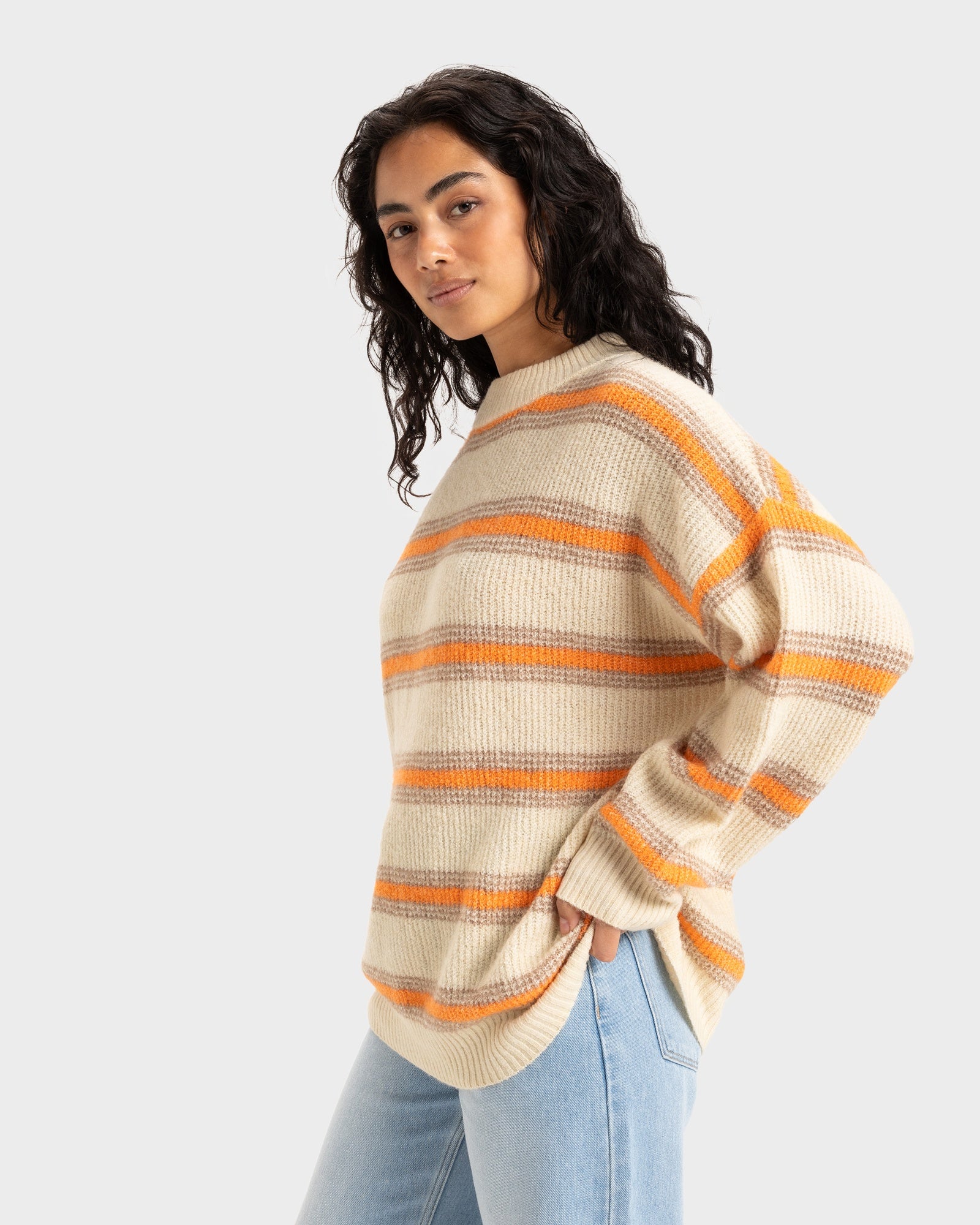 Womens Little Dume Stripe Knitted Jumper