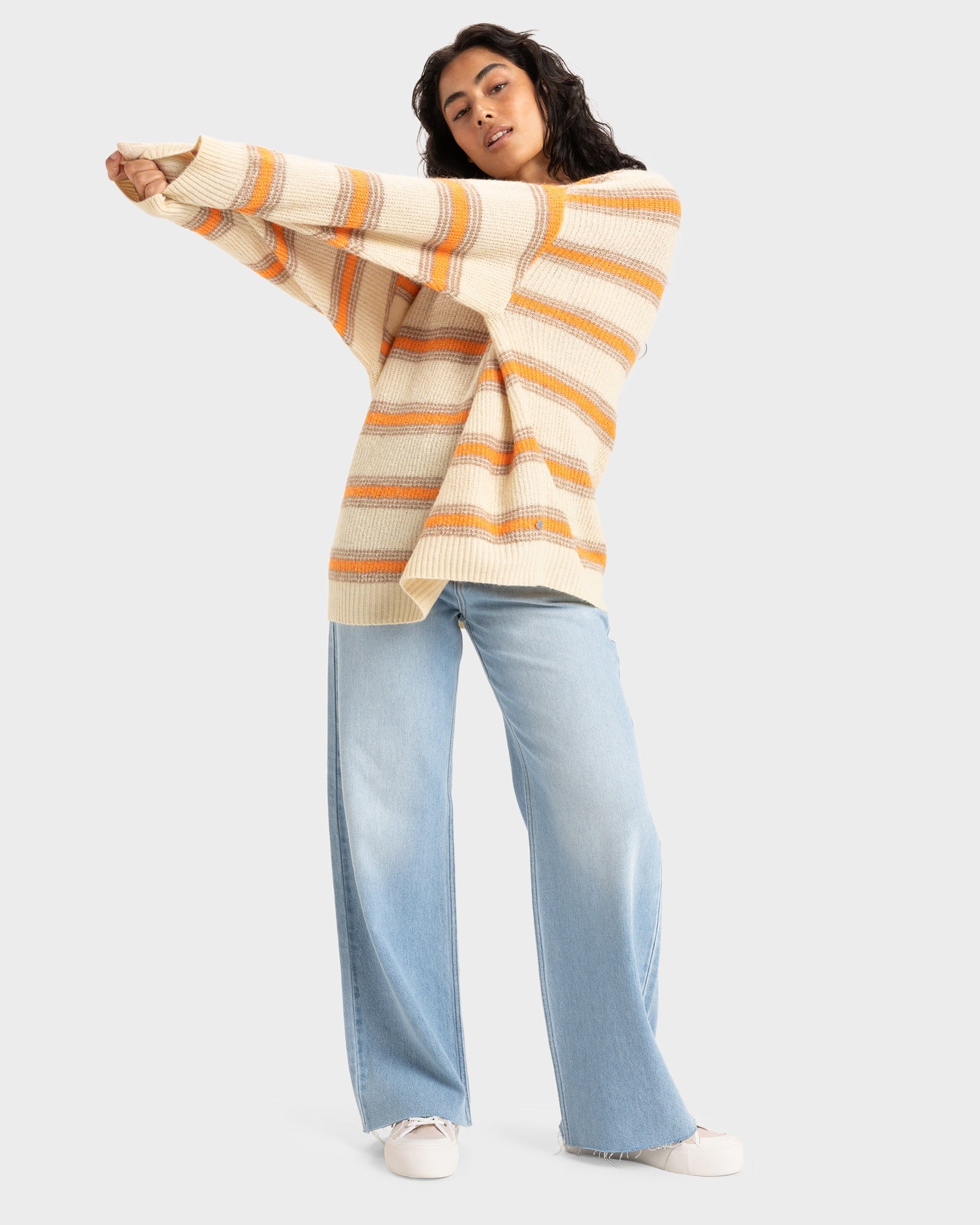 Womens Little Dume Stripe Knitted Jumper