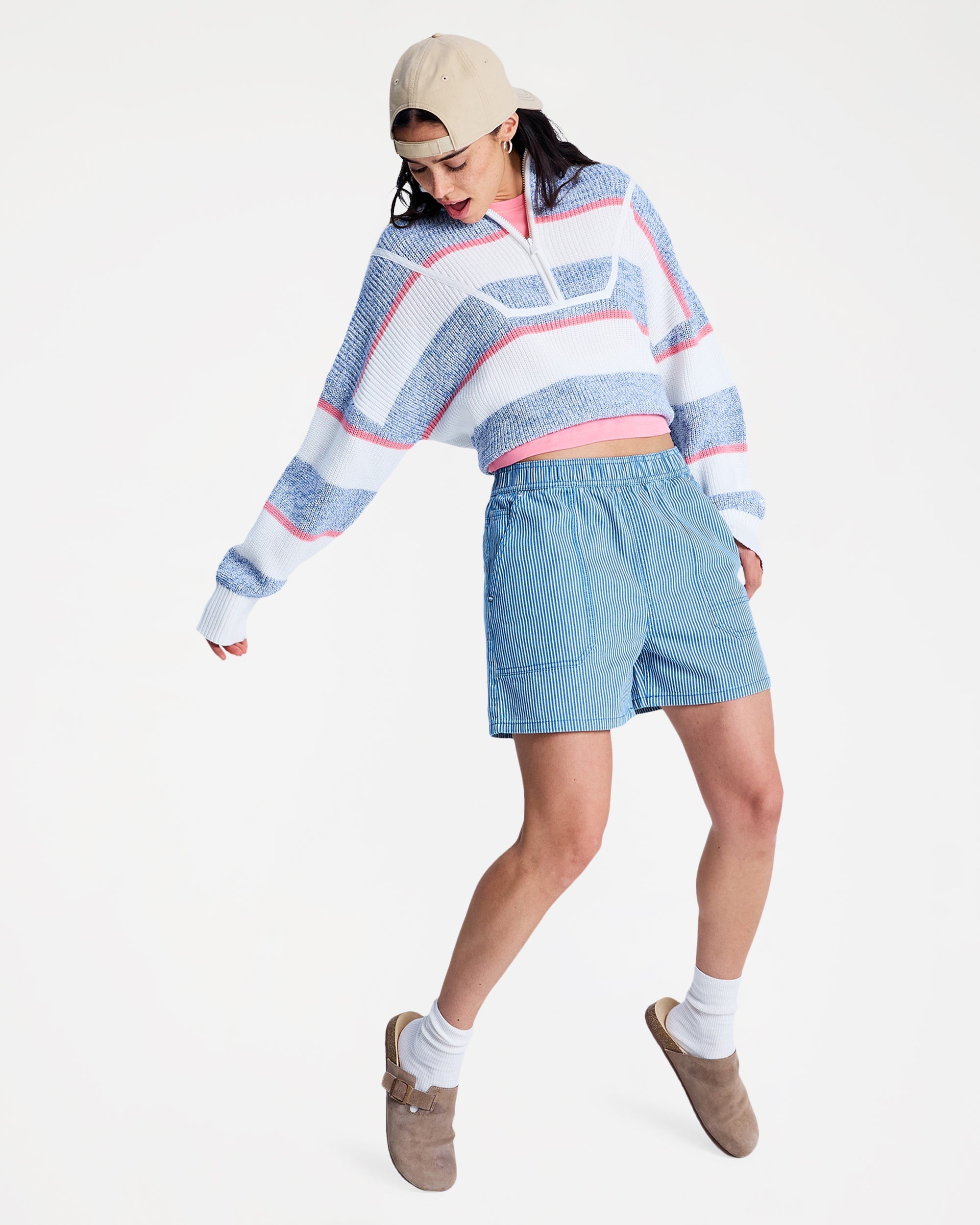 Womens Carver Half Zip Cardigan