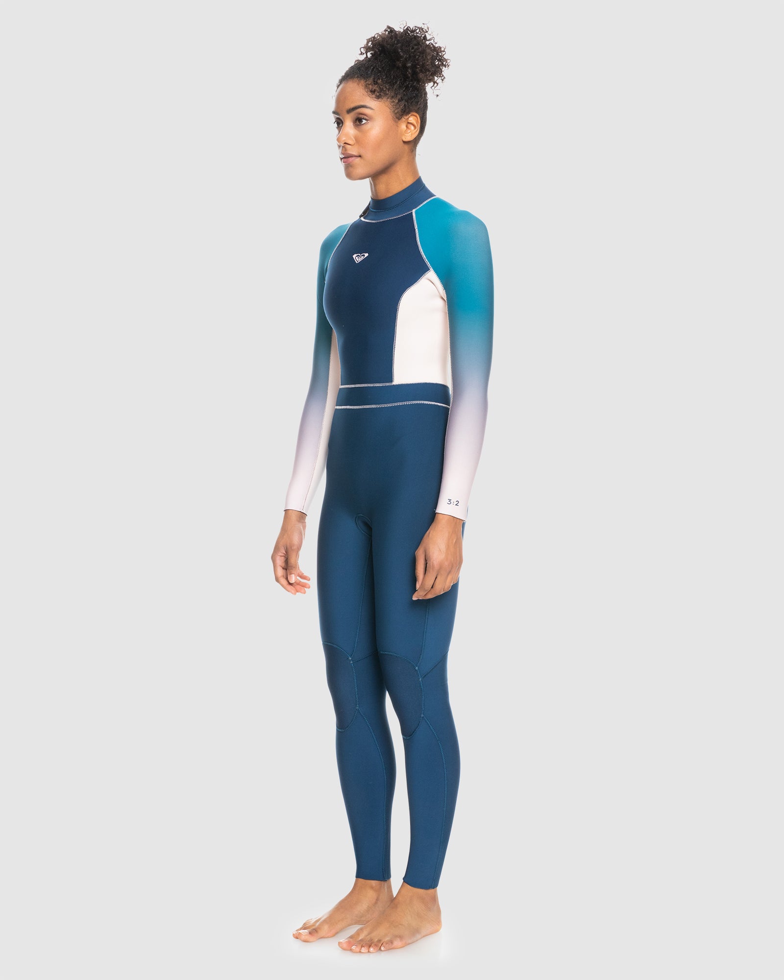 Womens 3/2mm Roxy Rise Backzip Gbs Wetsuit