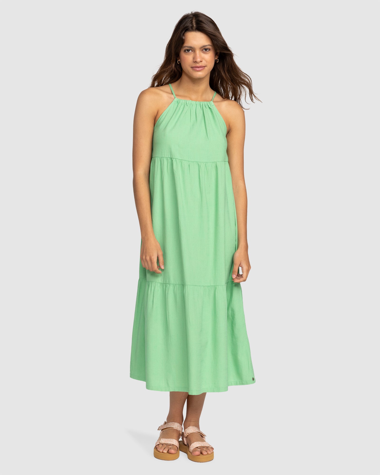 Womens Wavy Days Midi Dress Roxy Womens Wavy Days Midi Dress Roxy