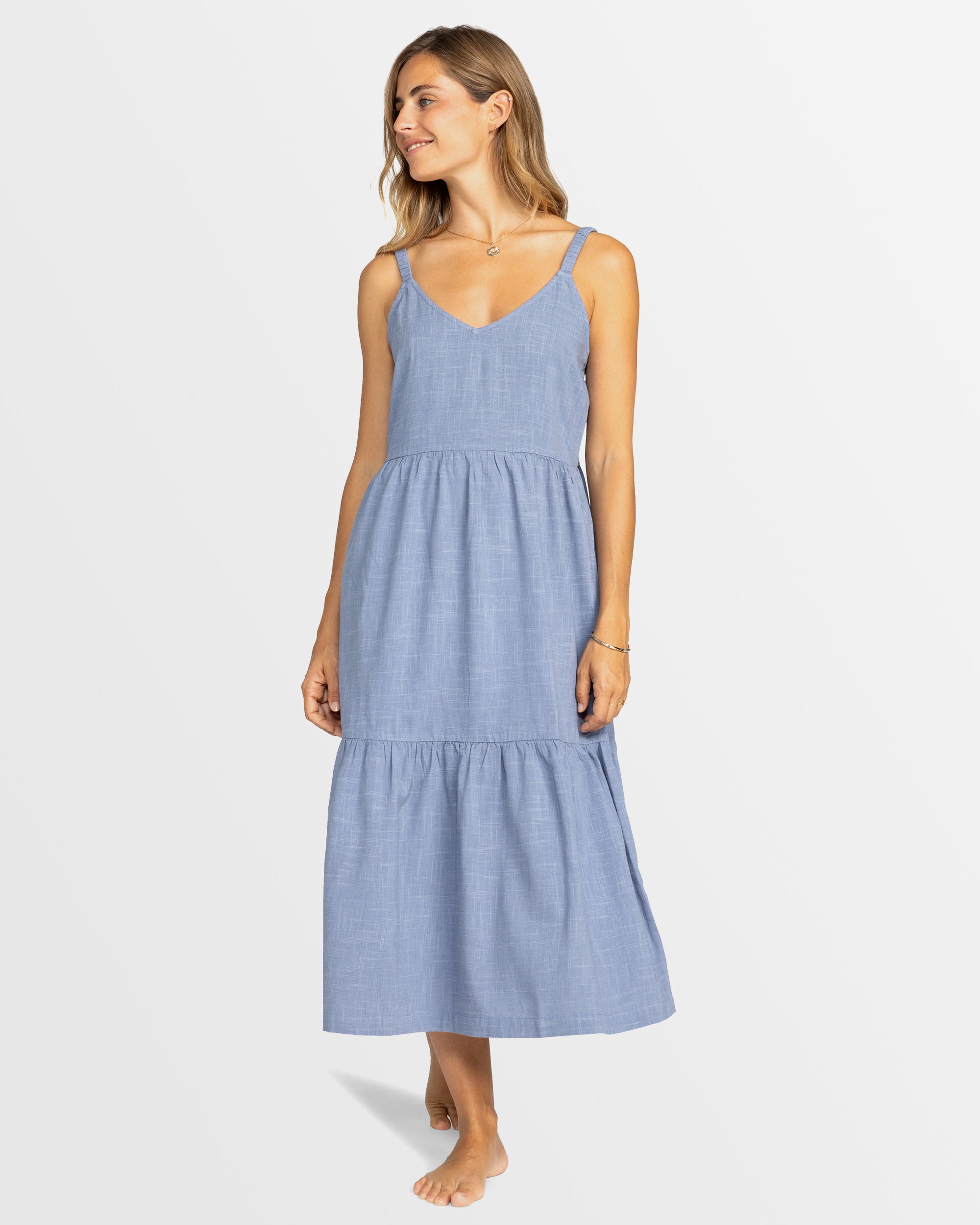 roxy waiting line dress Waiting Line - Midi Dress for Women - Women's Yellow Midi Dress