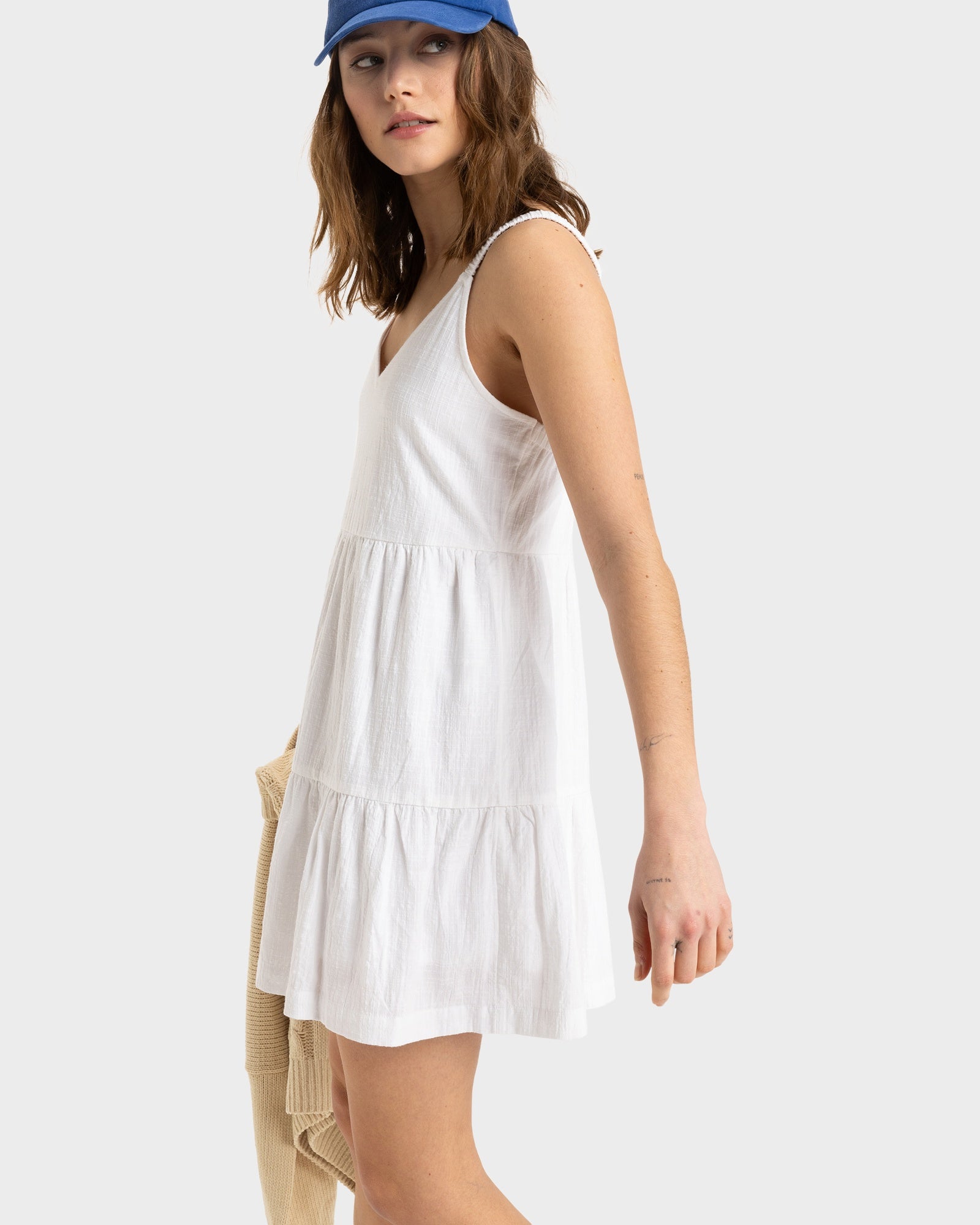 Womens Waiting Line Mini Dress