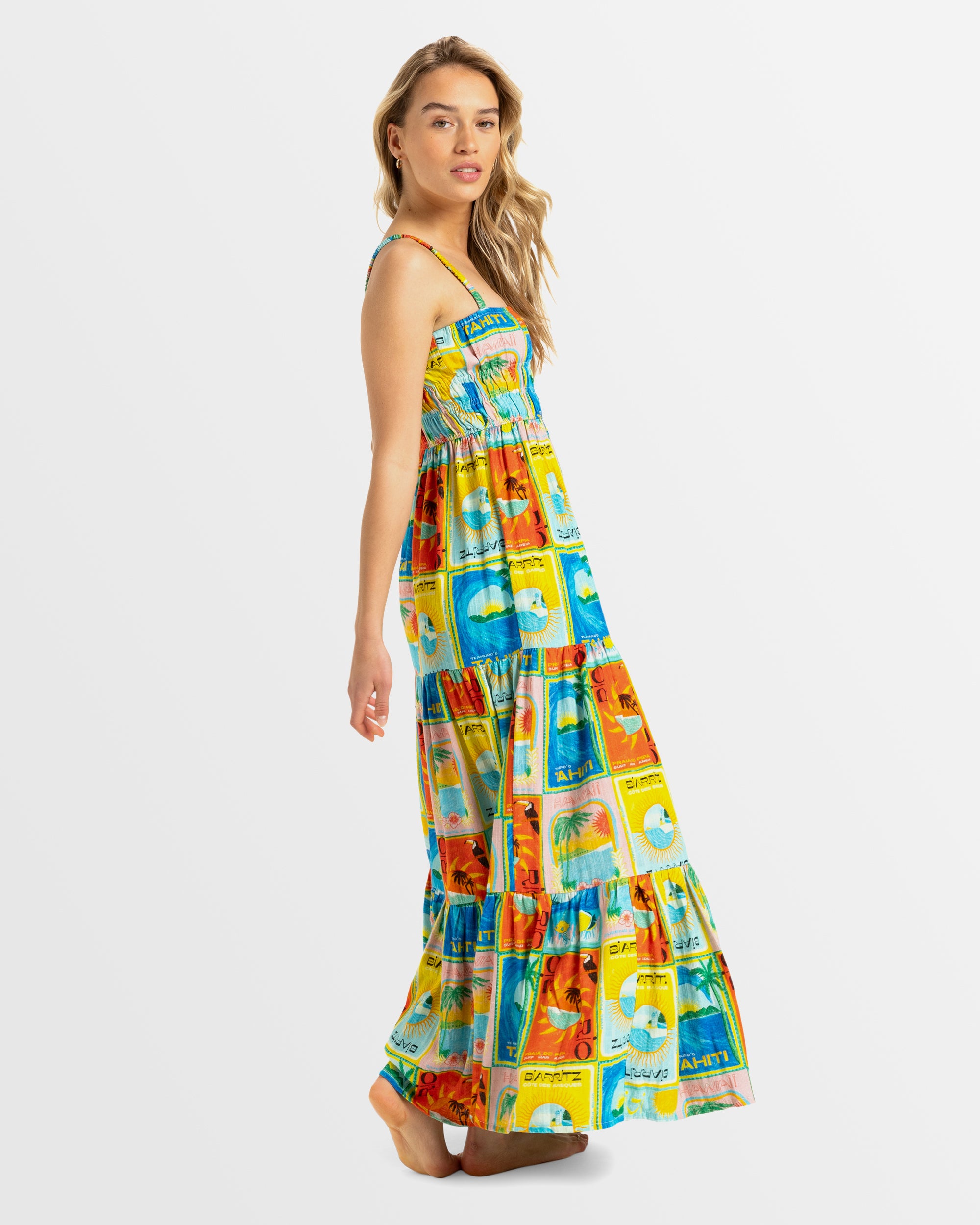 Womens Atlas Sunshine Coastline Maxi Dress