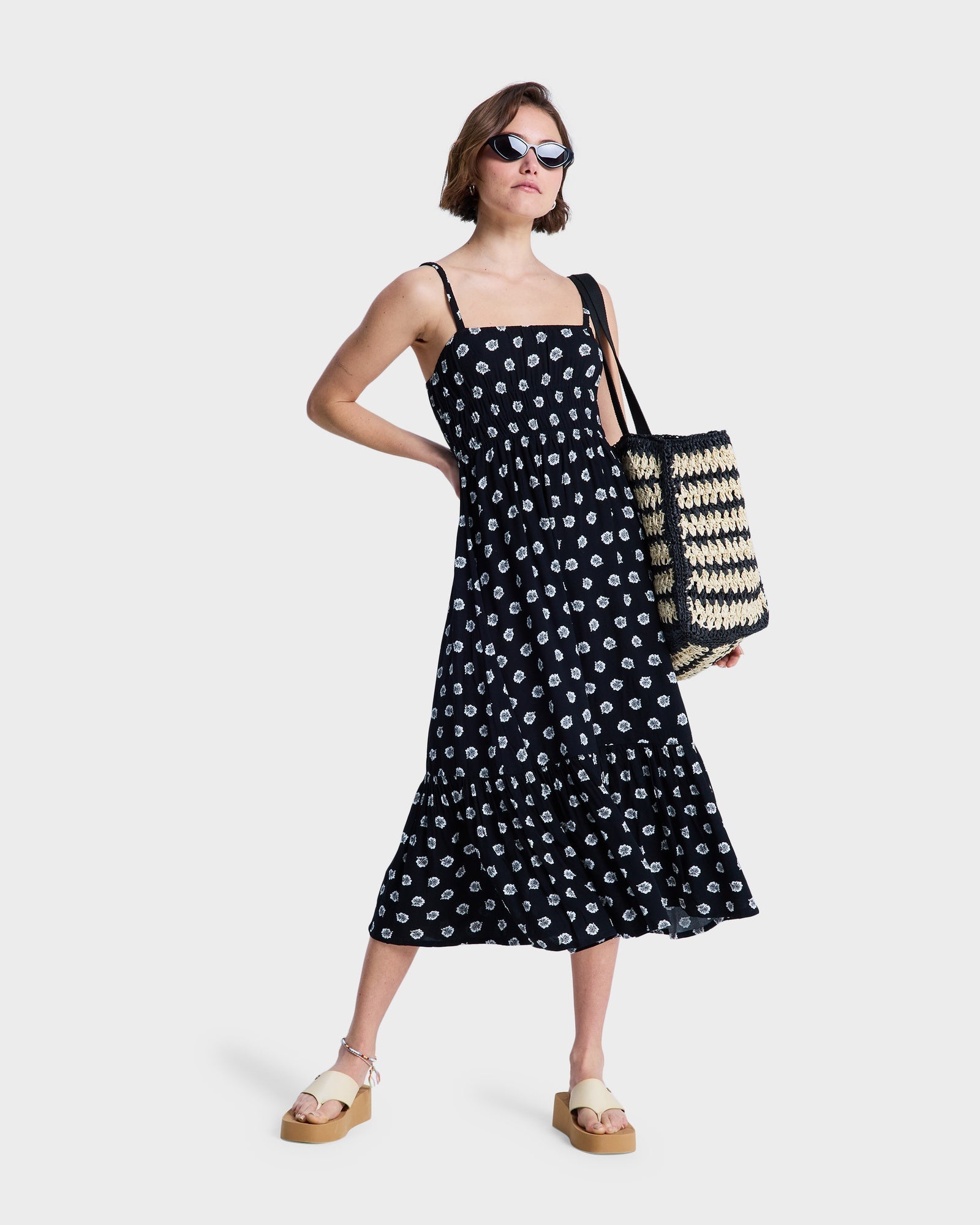 Womens Sunrise Coast Midi Dress