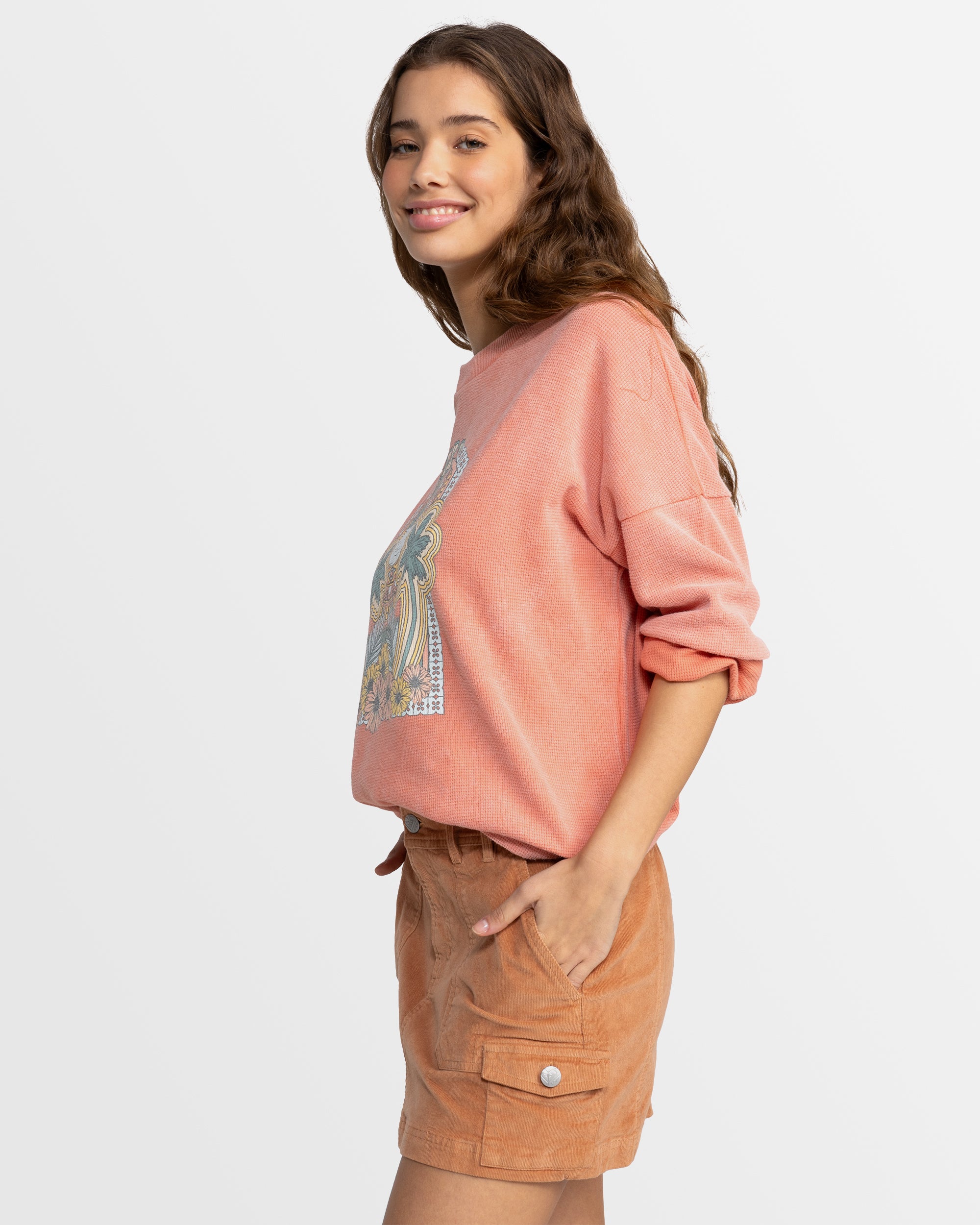 Womens Roll With It Mini Skirt