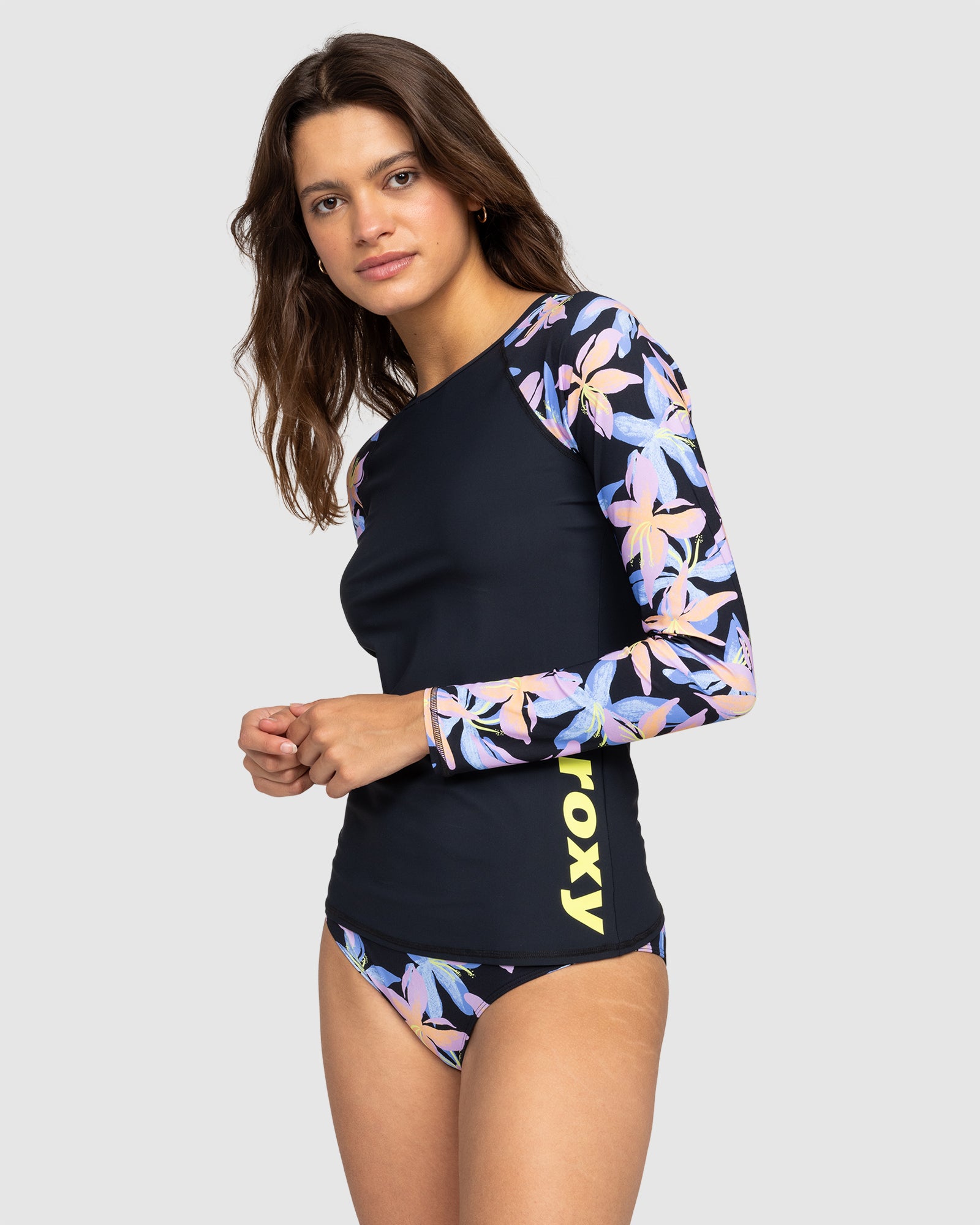 Womens Roxy Active Long Sleeve Upf 50 Surf T-Shirt