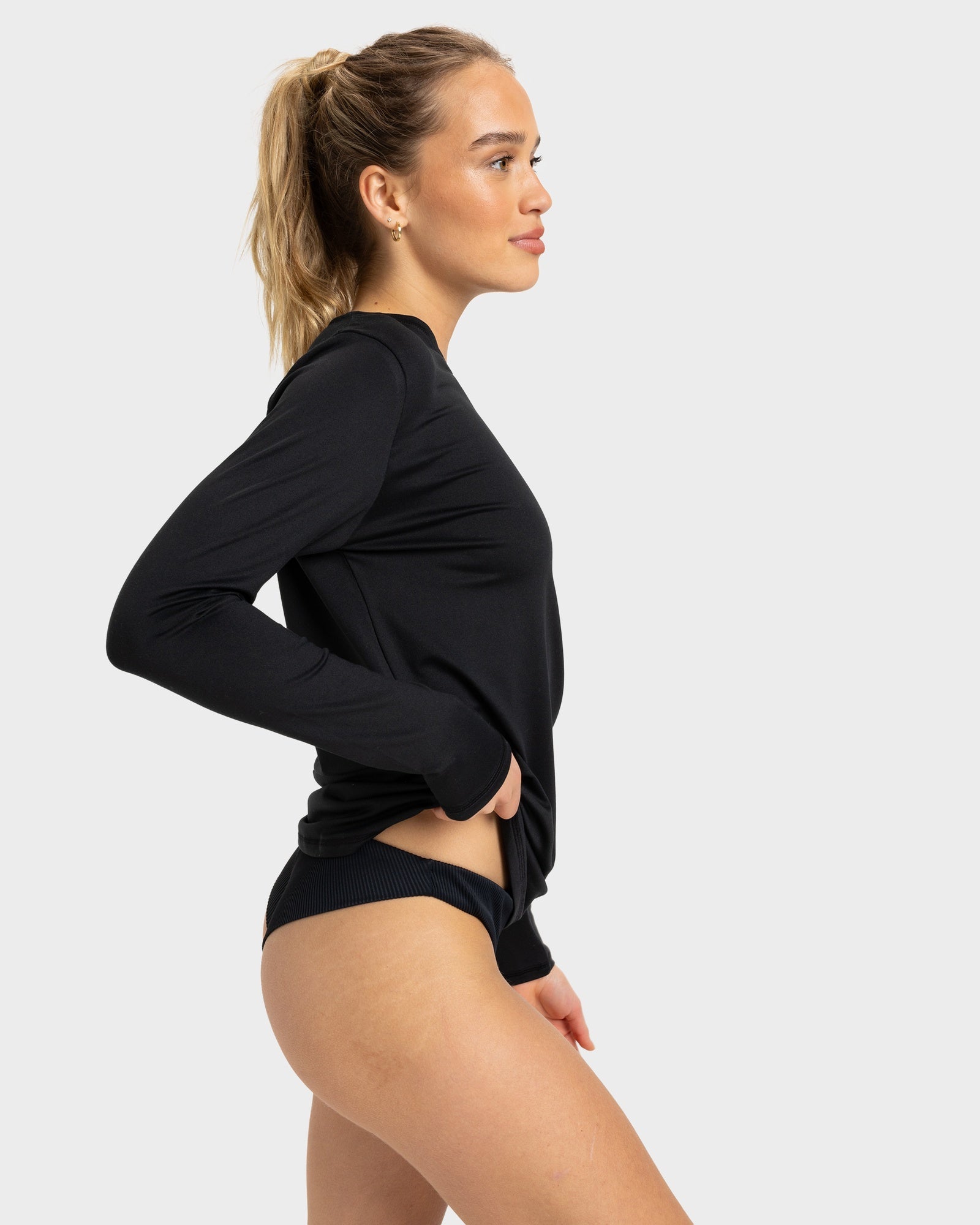 Womens Happy Waves Long Sleeve Rash Vest