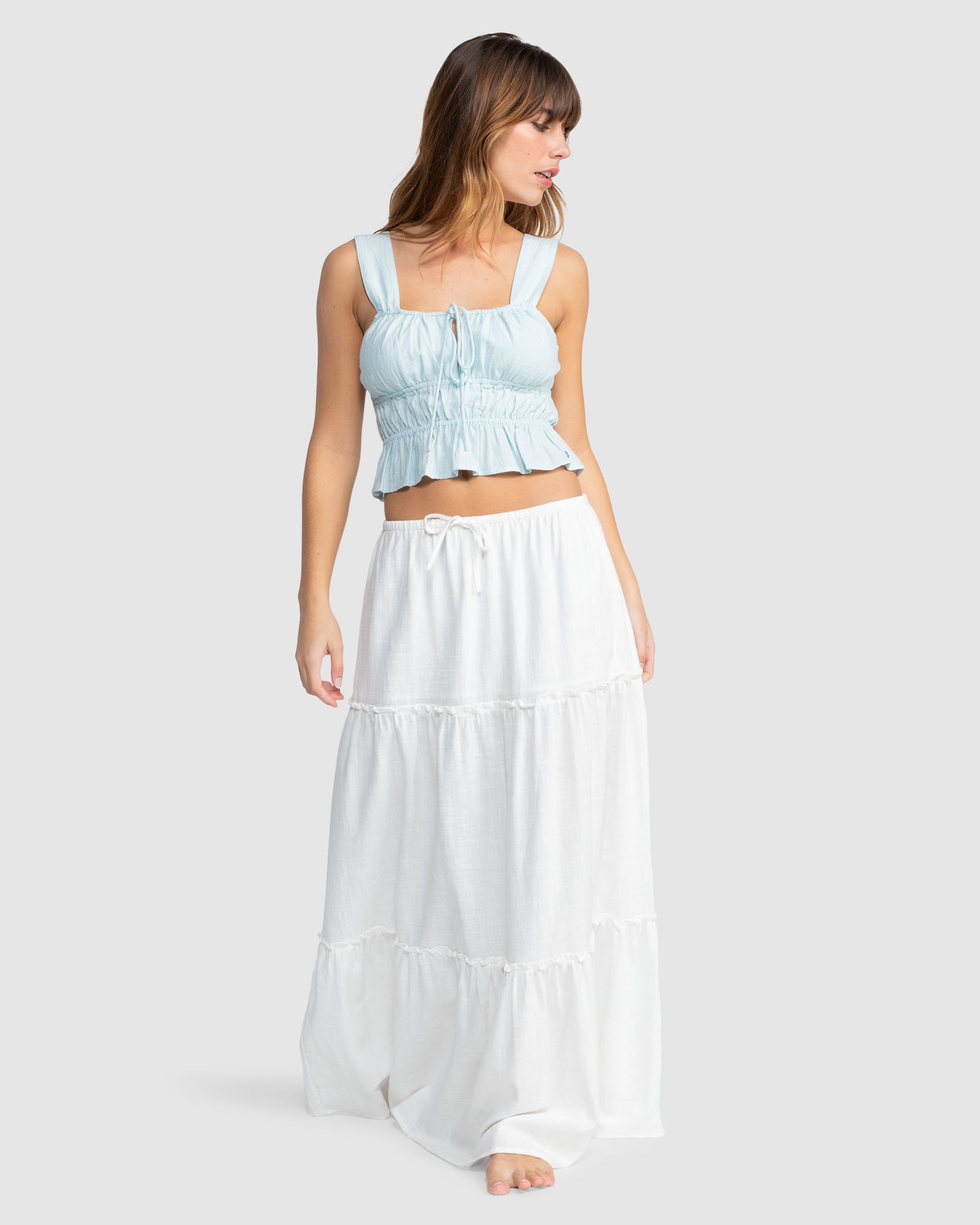 Womens Sunset Mist Crop Top