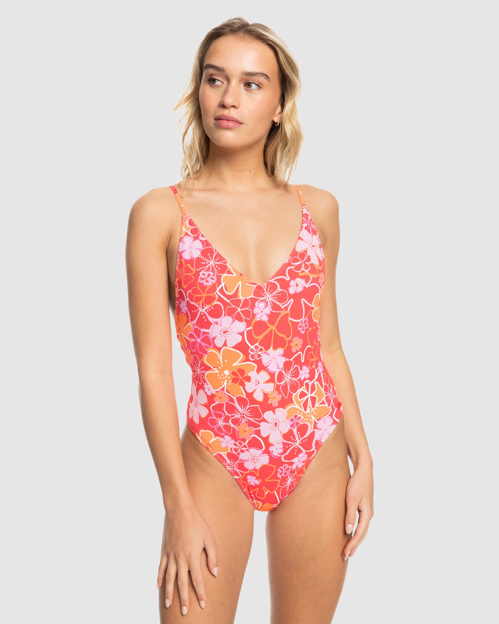 SAL & PIMENTA - Meadow Flowers Swimsuit - White main image 1